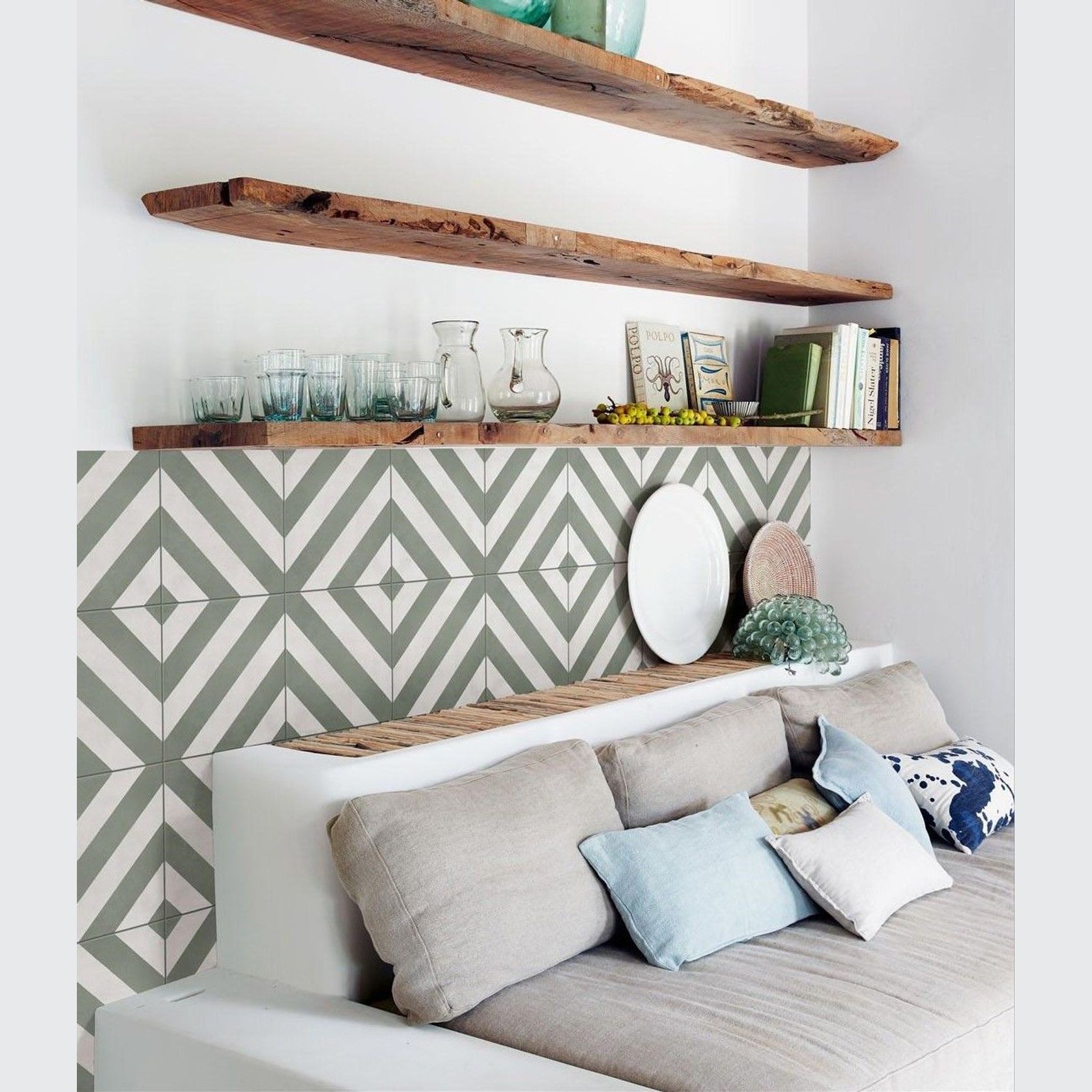 Contrasti Diamond Pattern Porcelain Tile gallery detail image