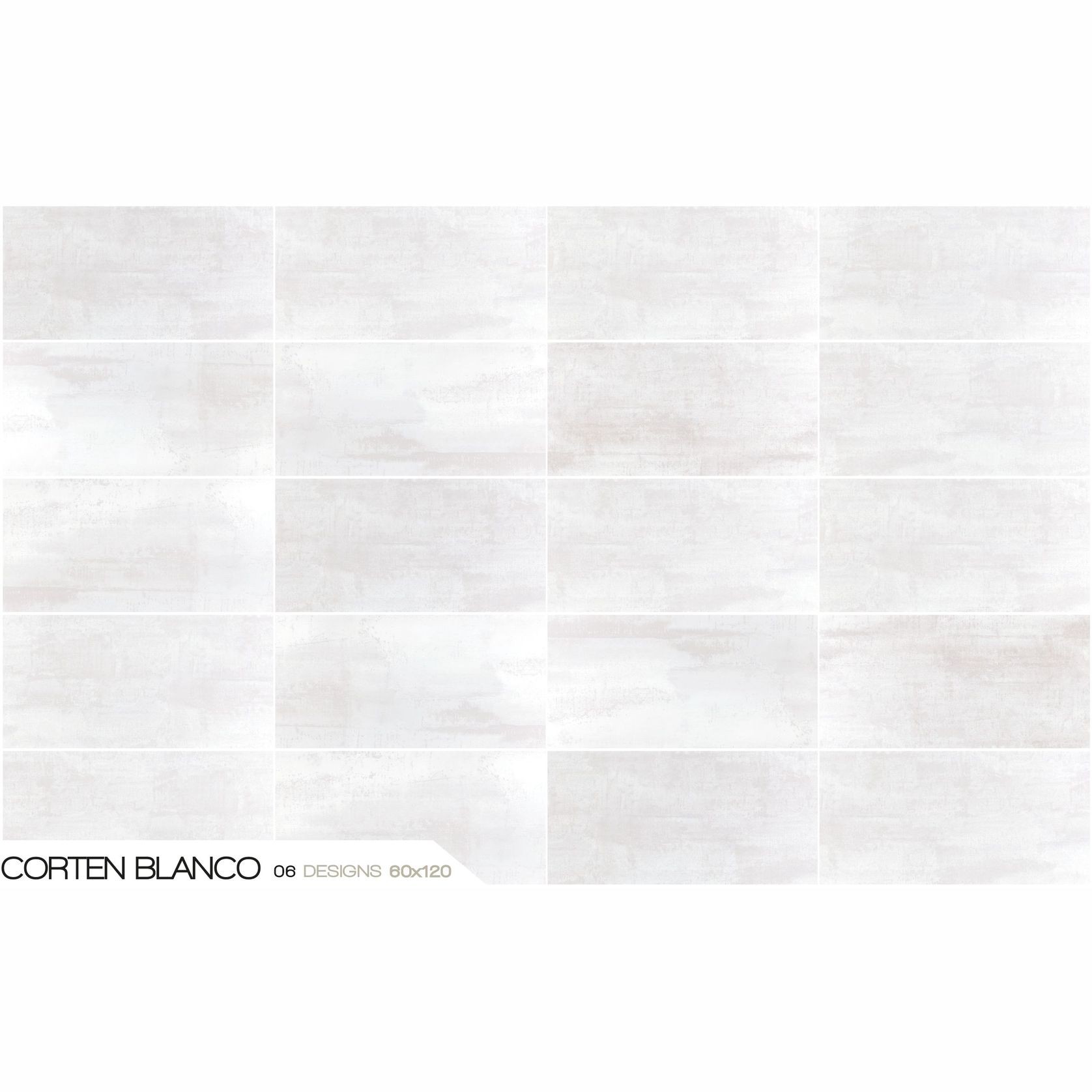 Corten Blanco Lappato Floor & Wall Tiles gallery detail image