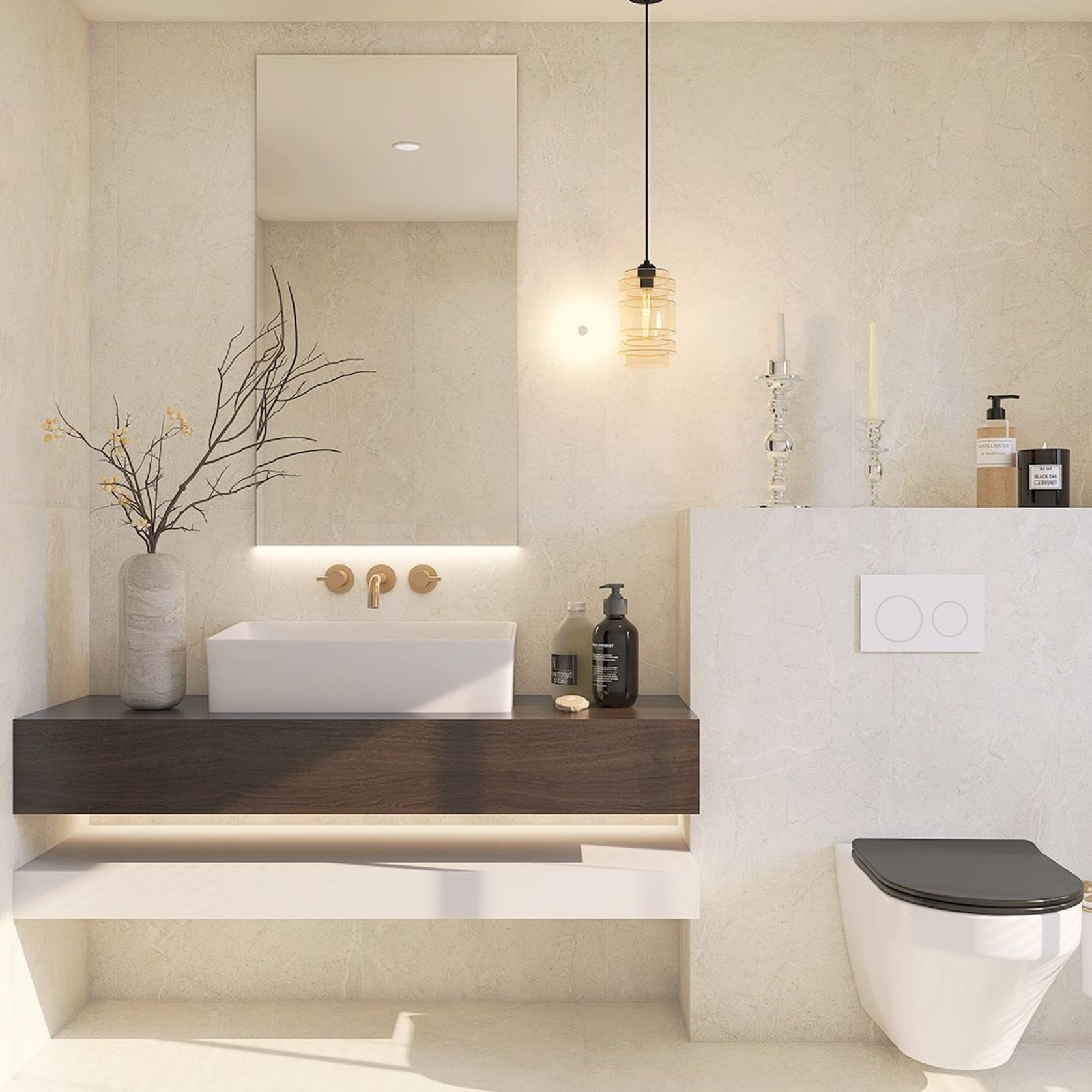 Losa Rock Light Cream Natural 600x1200 gallery detail image