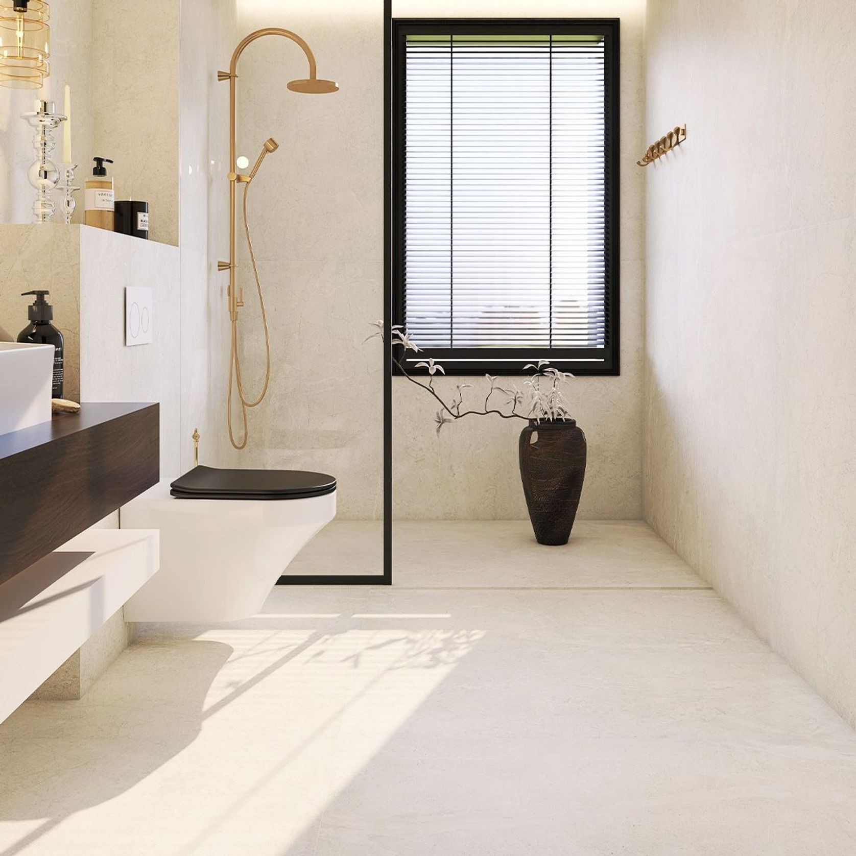 Losa Rock Light Cream Natural 600x1200 gallery detail image