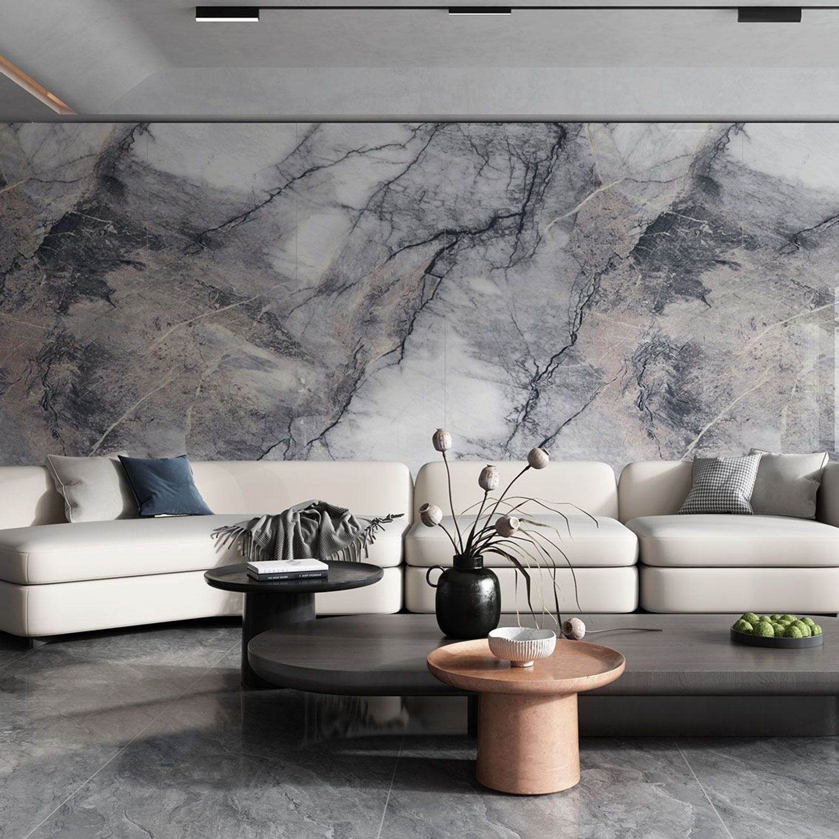 Treasure Polished Porcelain Tile 800x2600x9mm gallery detail image