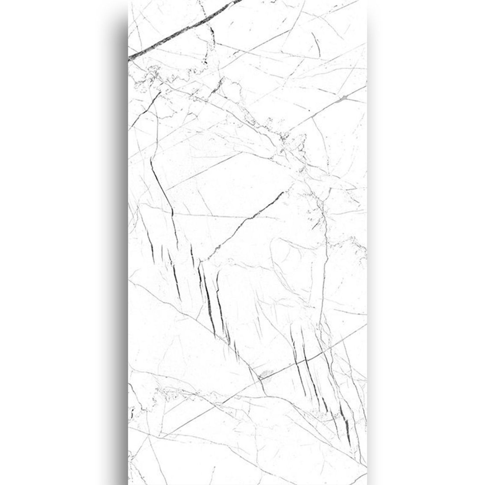 Art White Polished Porcelain Tile 750x1500 gallery detail image