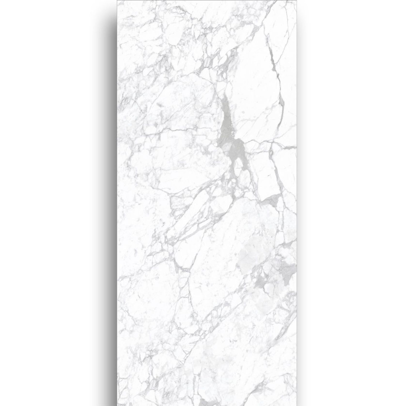 Calacatta White Honed Porcelain Tile 1200x2700 gallery detail image