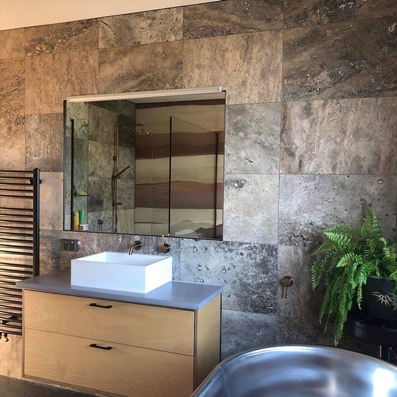 Silver Travertine | Tiles gallery detail image