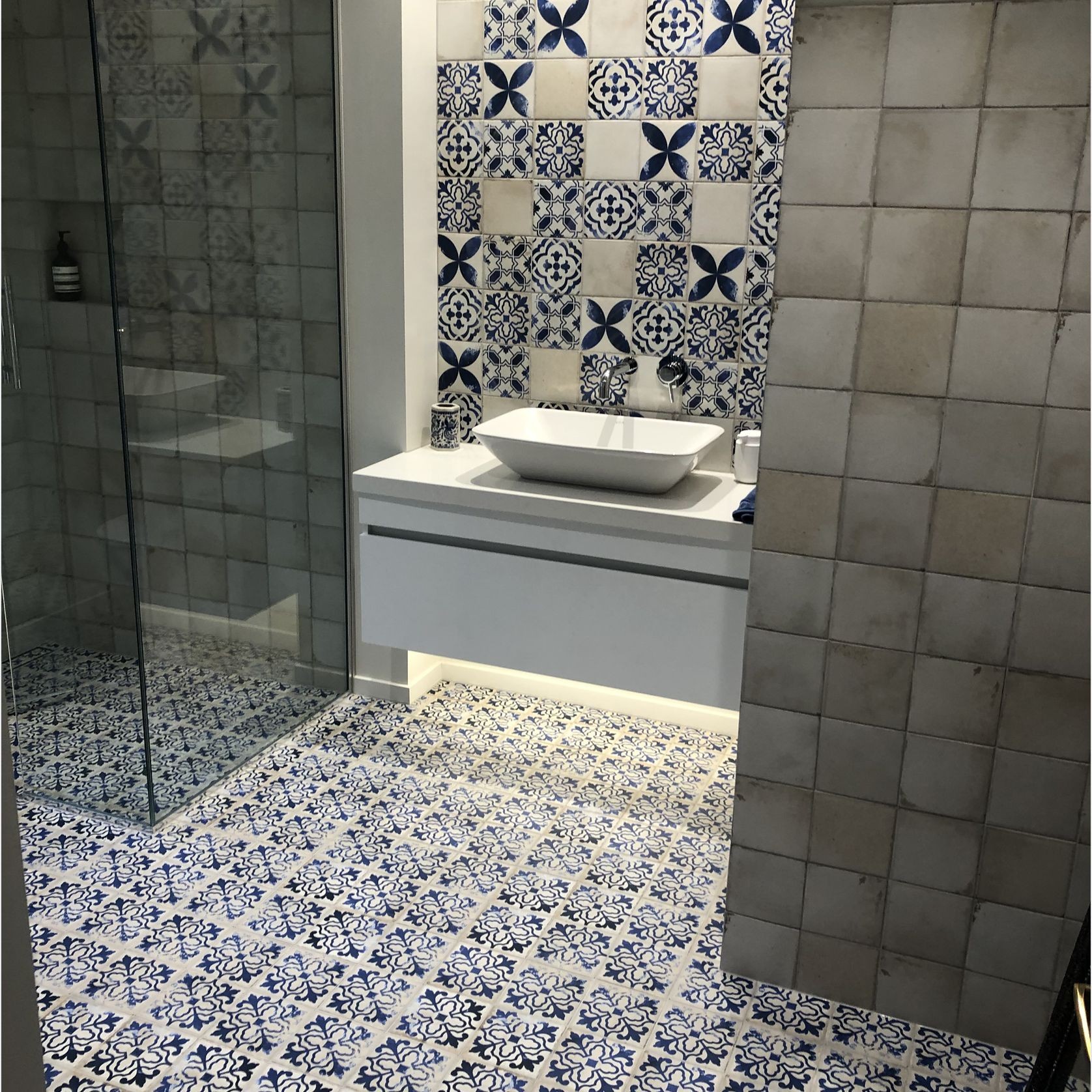 Village Villena Blue Floor & Wall Tiles gallery detail image