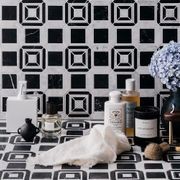 Labyrinth Channel Carrara & Nero Marble By Steve Cordony gallery detail image
