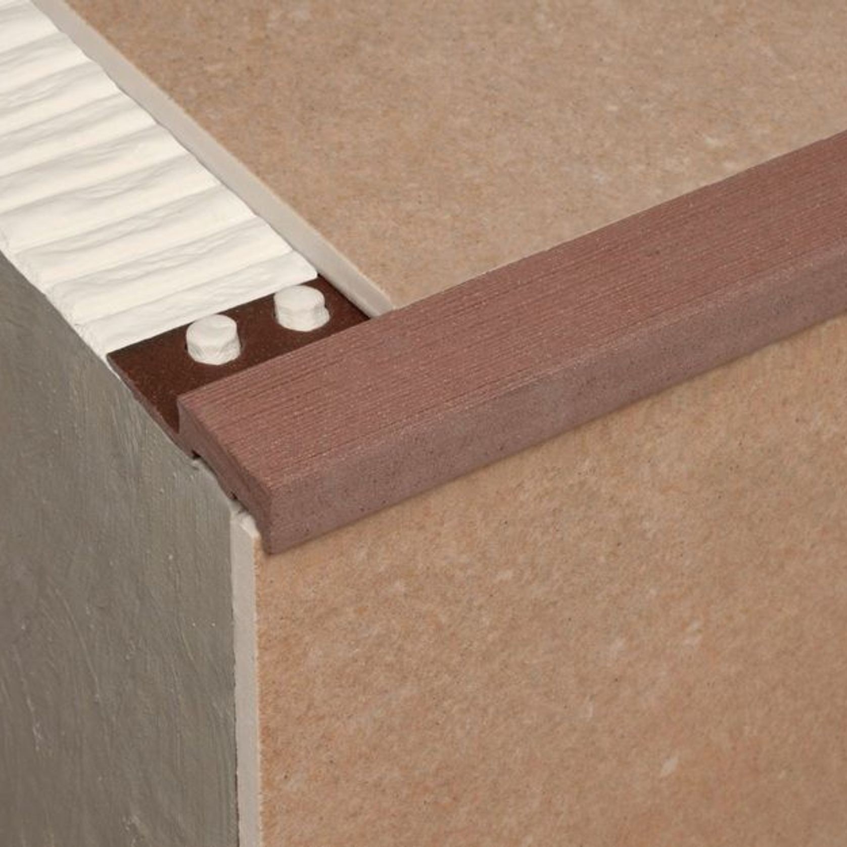 Stair Nosing Maxidakar Cocoa Floor Tiles gallery detail image