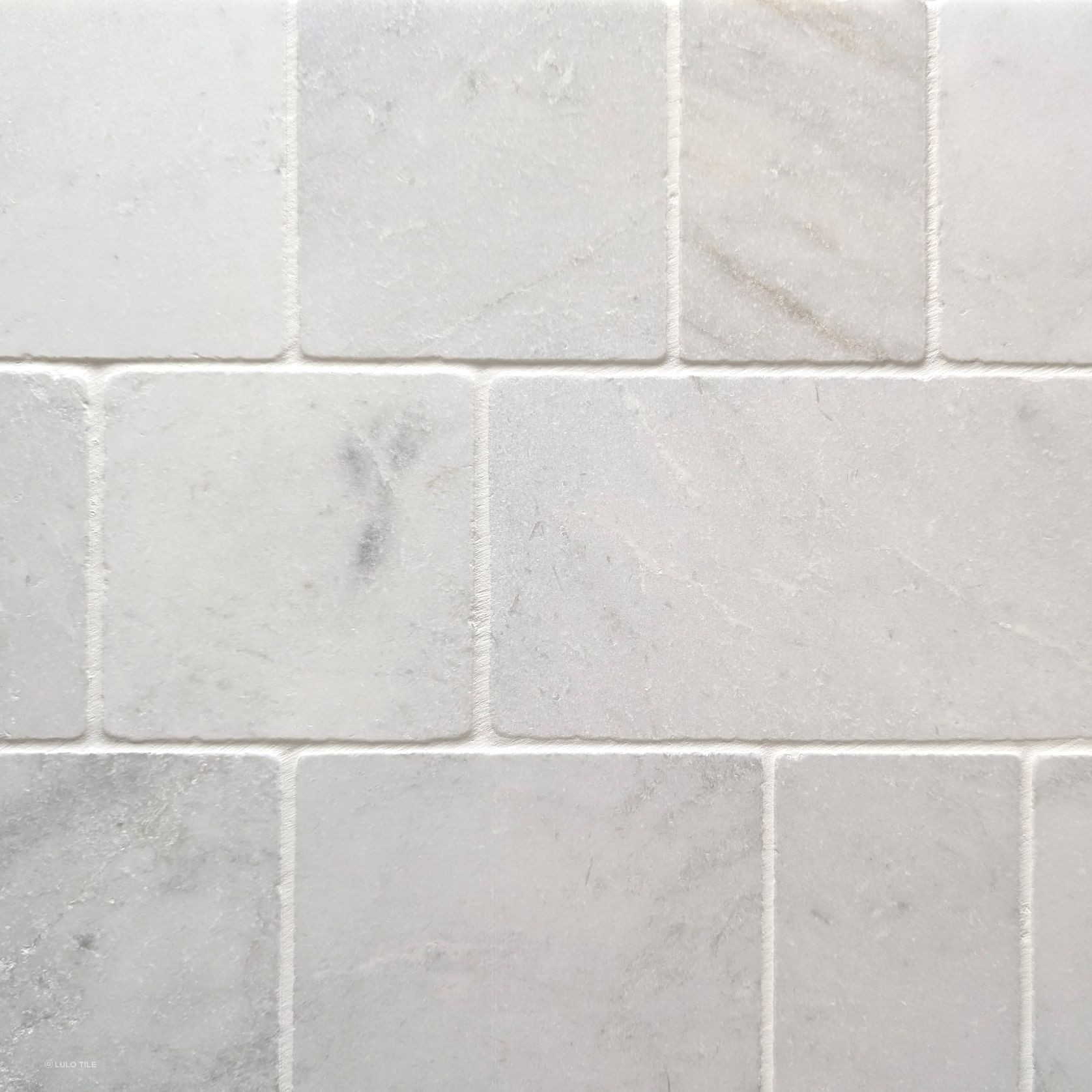 Baracoa Tumbled Mosaic - Blanco Oro gallery detail image