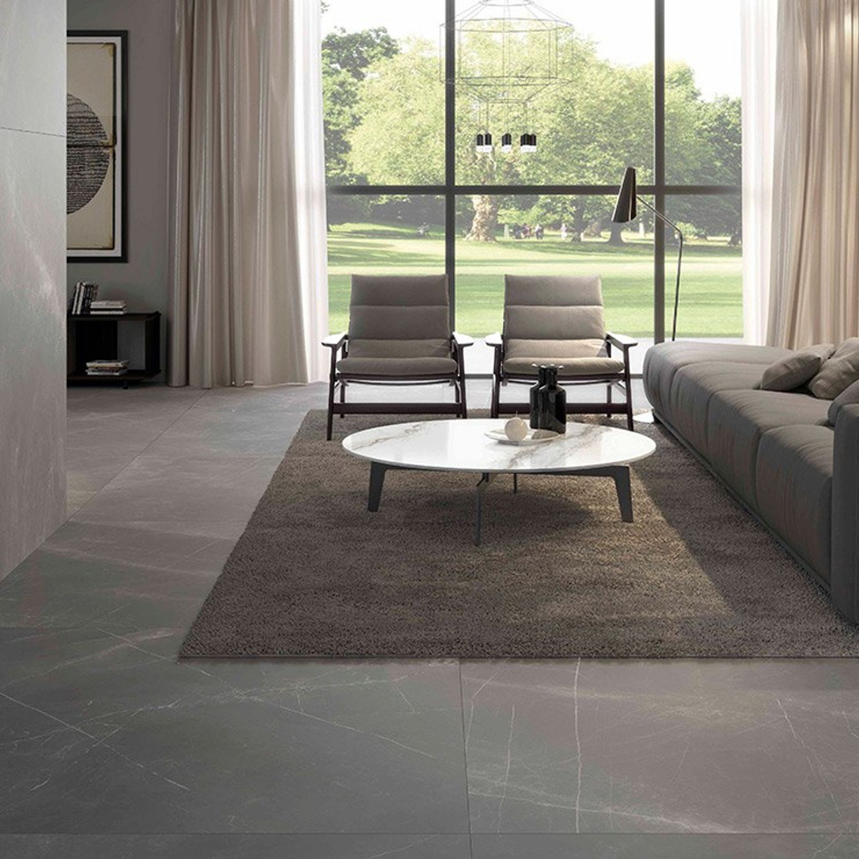Xtra Storm Gris 6mm Floor & Wall Tile Slab gallery detail image