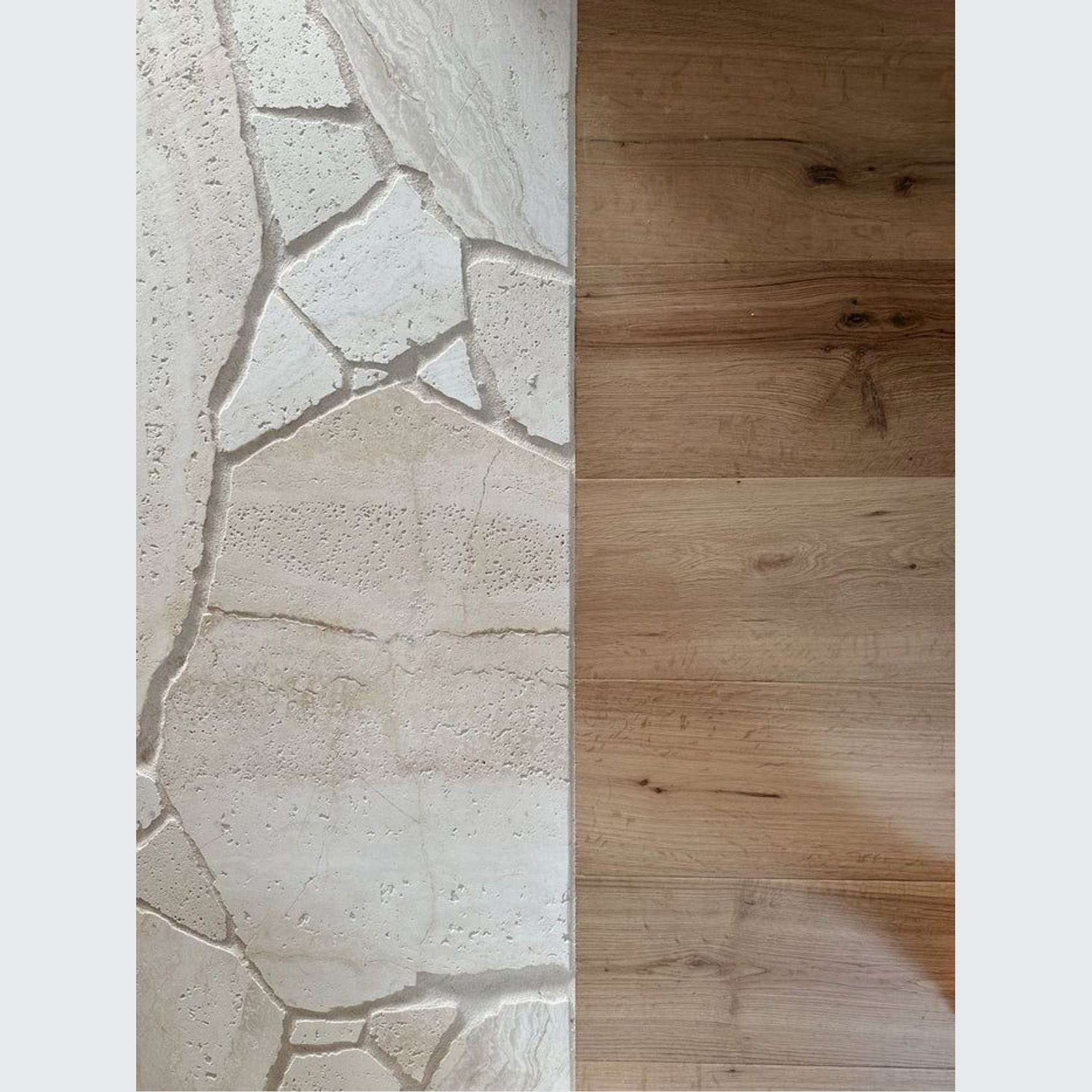 Superwhite Travertine Crazy Pave gallery detail image