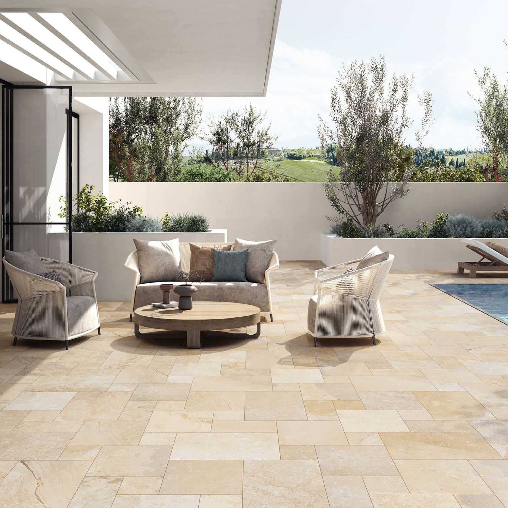 Tuffeau Series Stone Look Porcelain Tiles gallery detail image