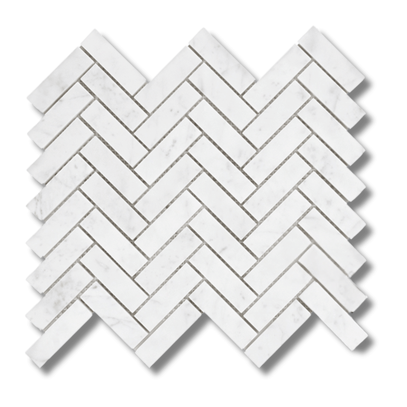Carrara Honed Herringbone gallery detail image