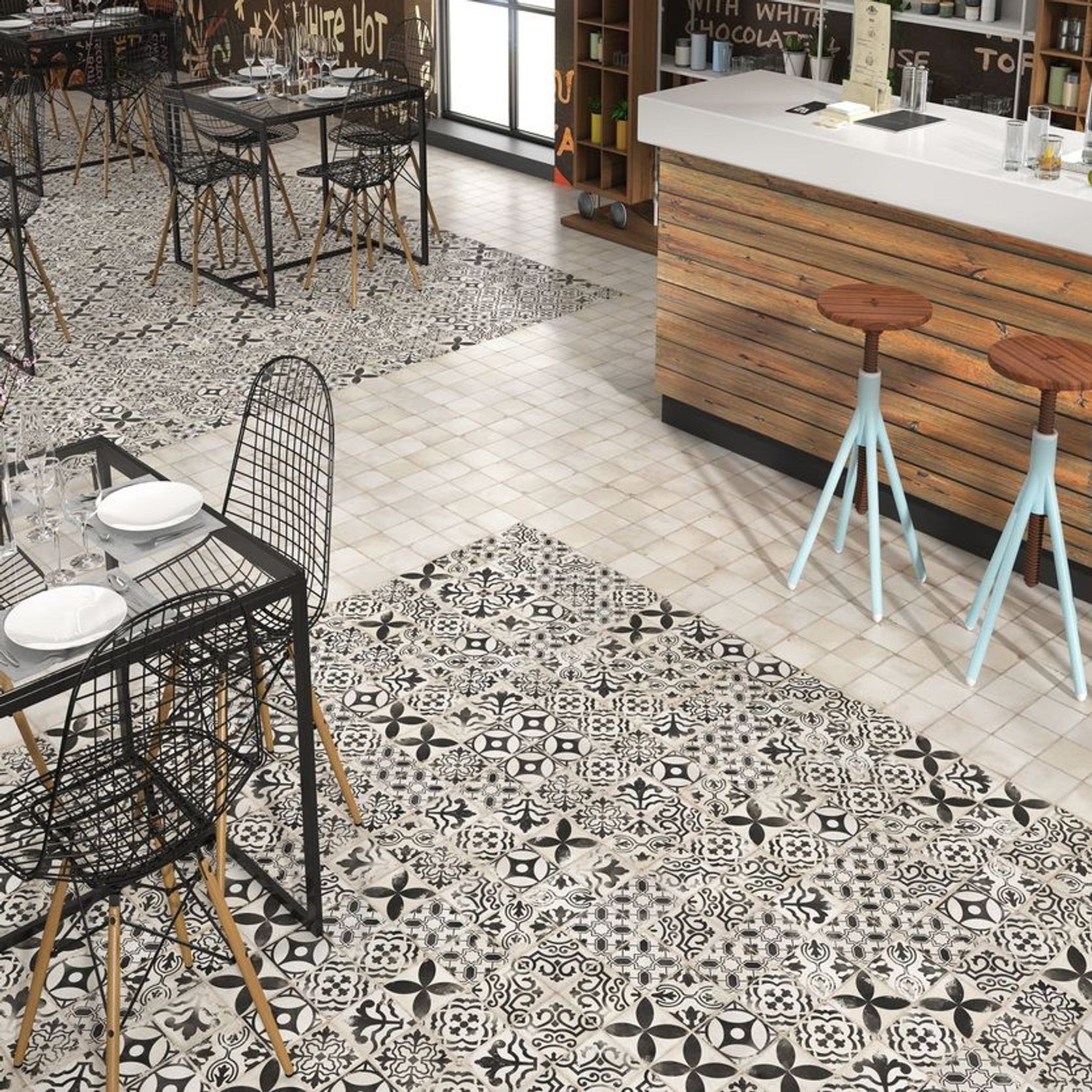Village Daroca Black Floor & Wall Tiles gallery detail image