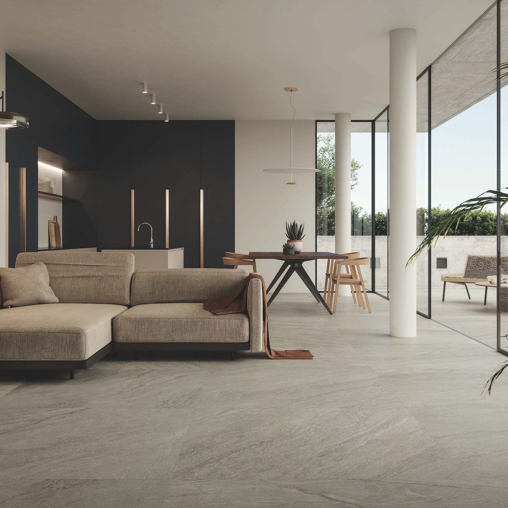 Vibes Series Stone Look Porcelain Tiles gallery detail image