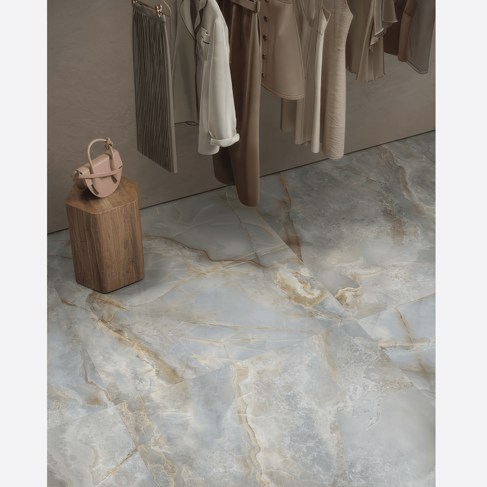 Majestic Onyx Pale Azure by Ceramiche Piemme gallery detail image