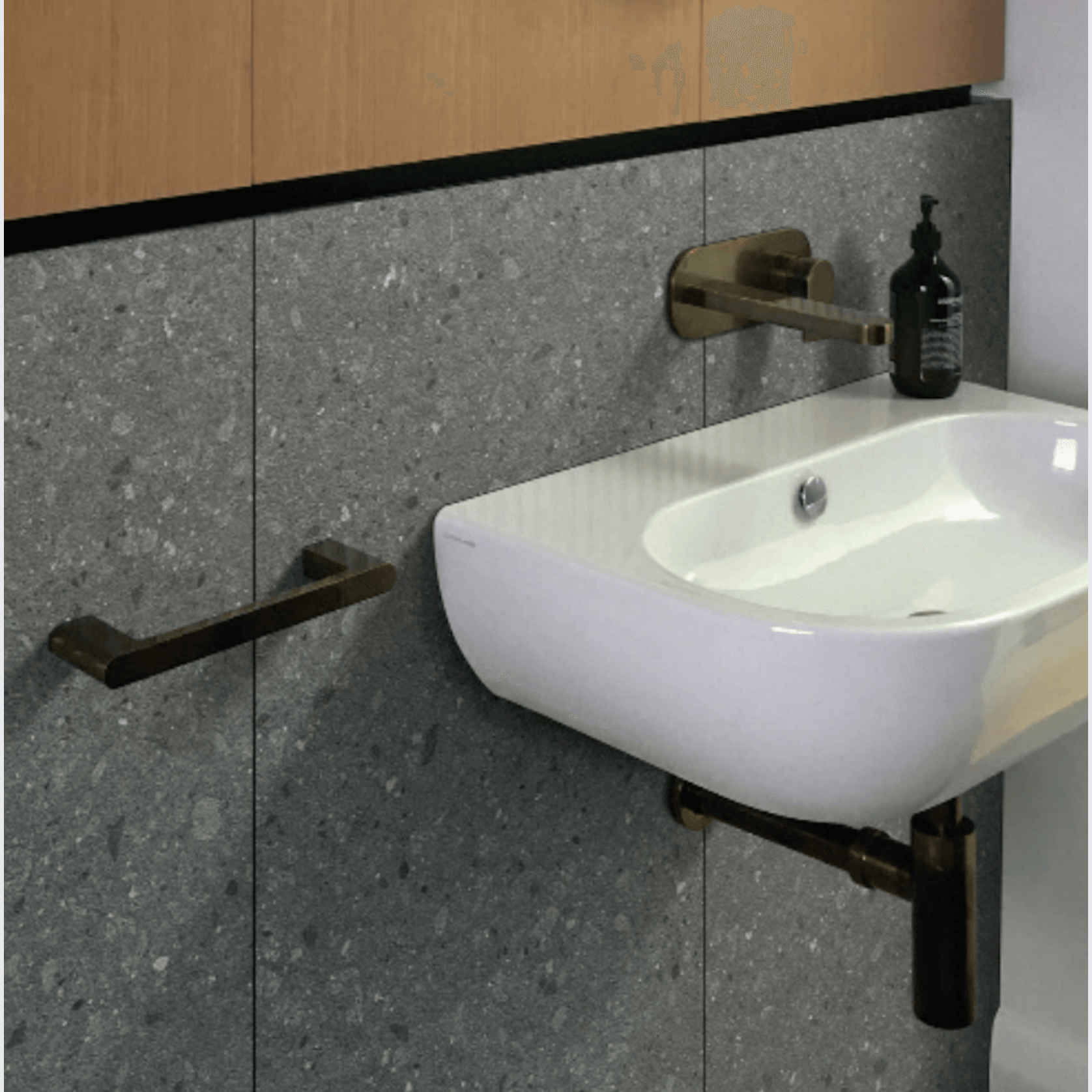 Silas Charcoal Matt 300x300mm gallery detail image