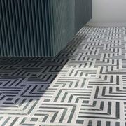 Cuba Mosaic - Indian Green, Thassos & Carrara gallery detail image