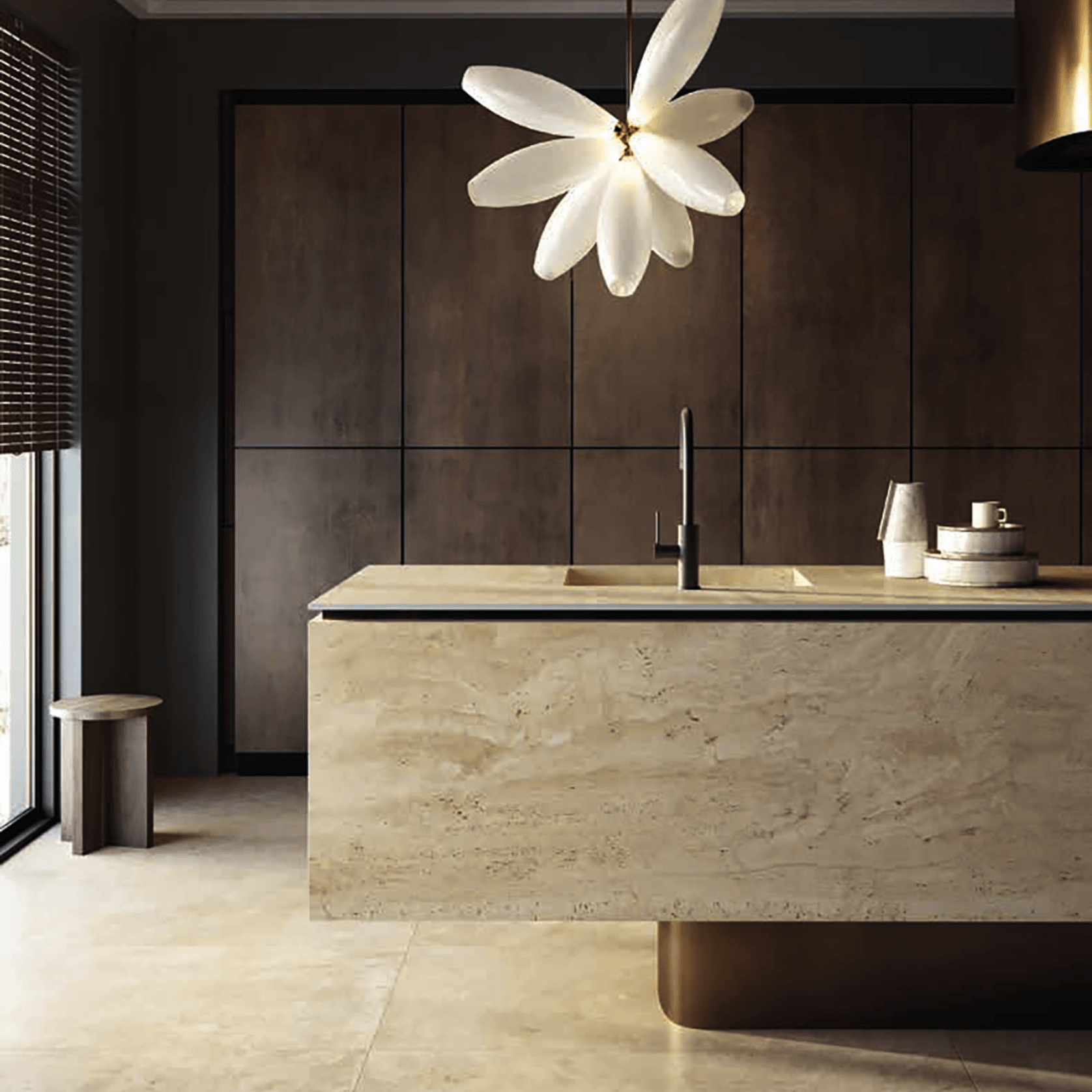 Navona Travertine Tiles by Flaviker gallery detail image
