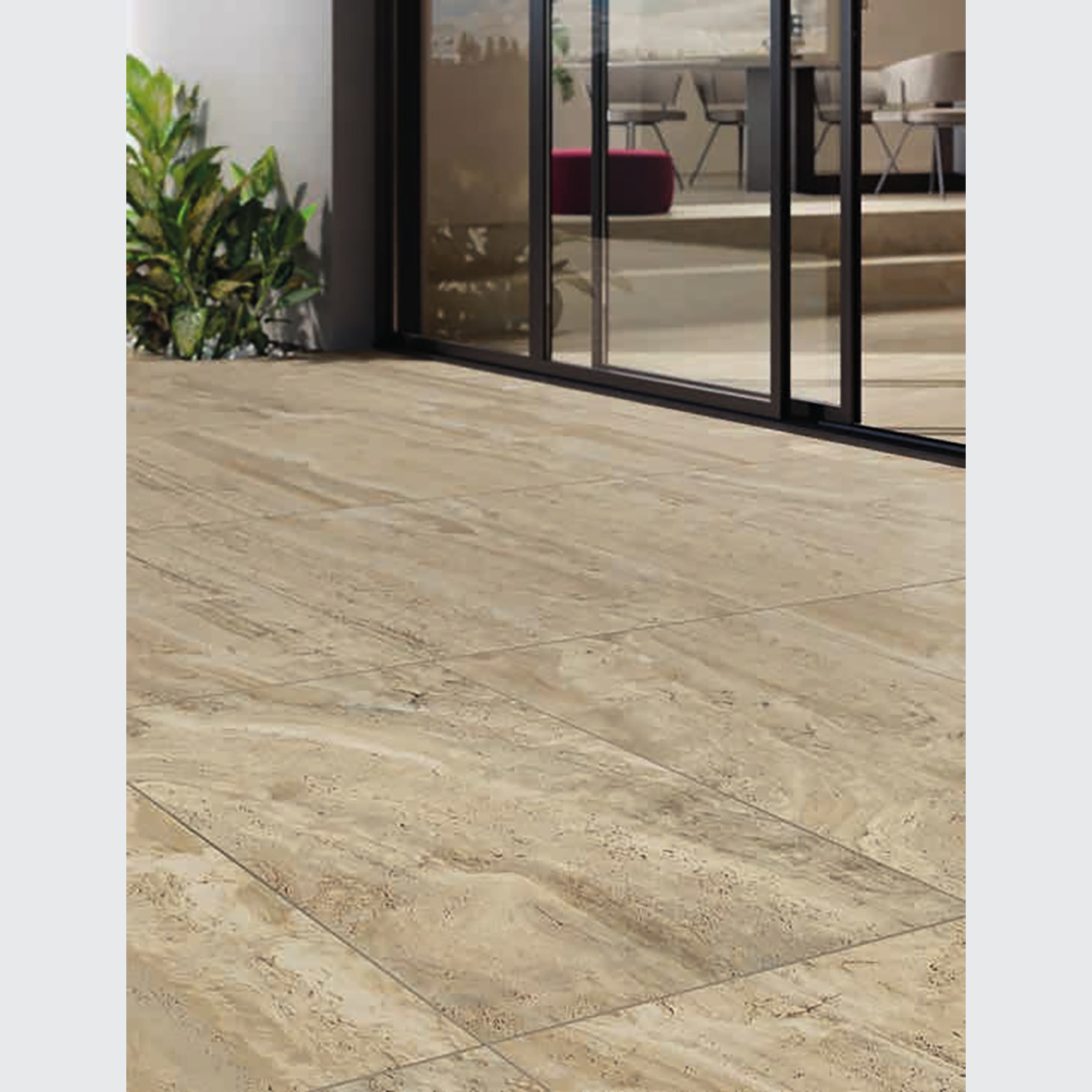 Navona Travertine Tiles by Flaviker gallery detail image