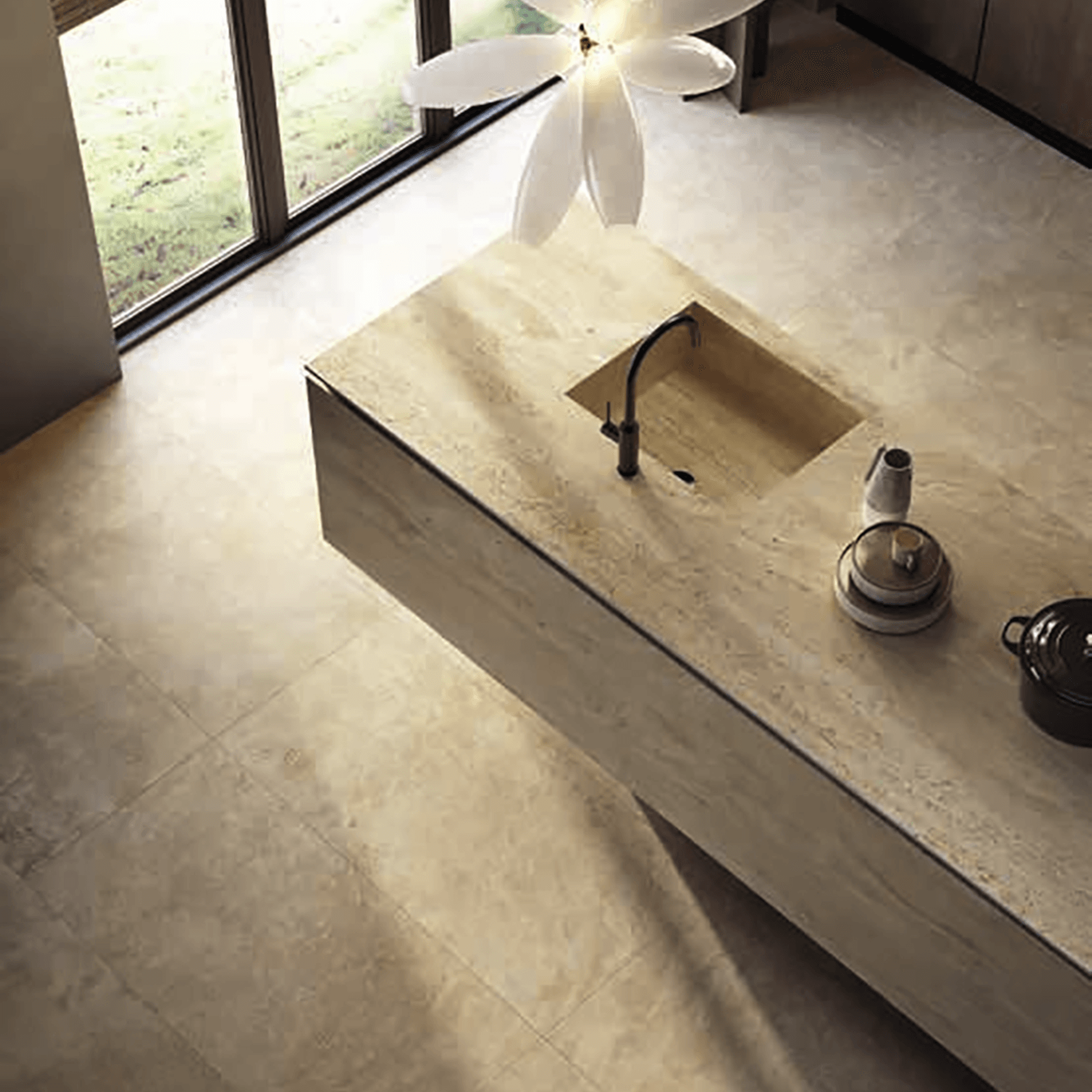 Navona Travertine Tiles by Flaviker gallery detail image
