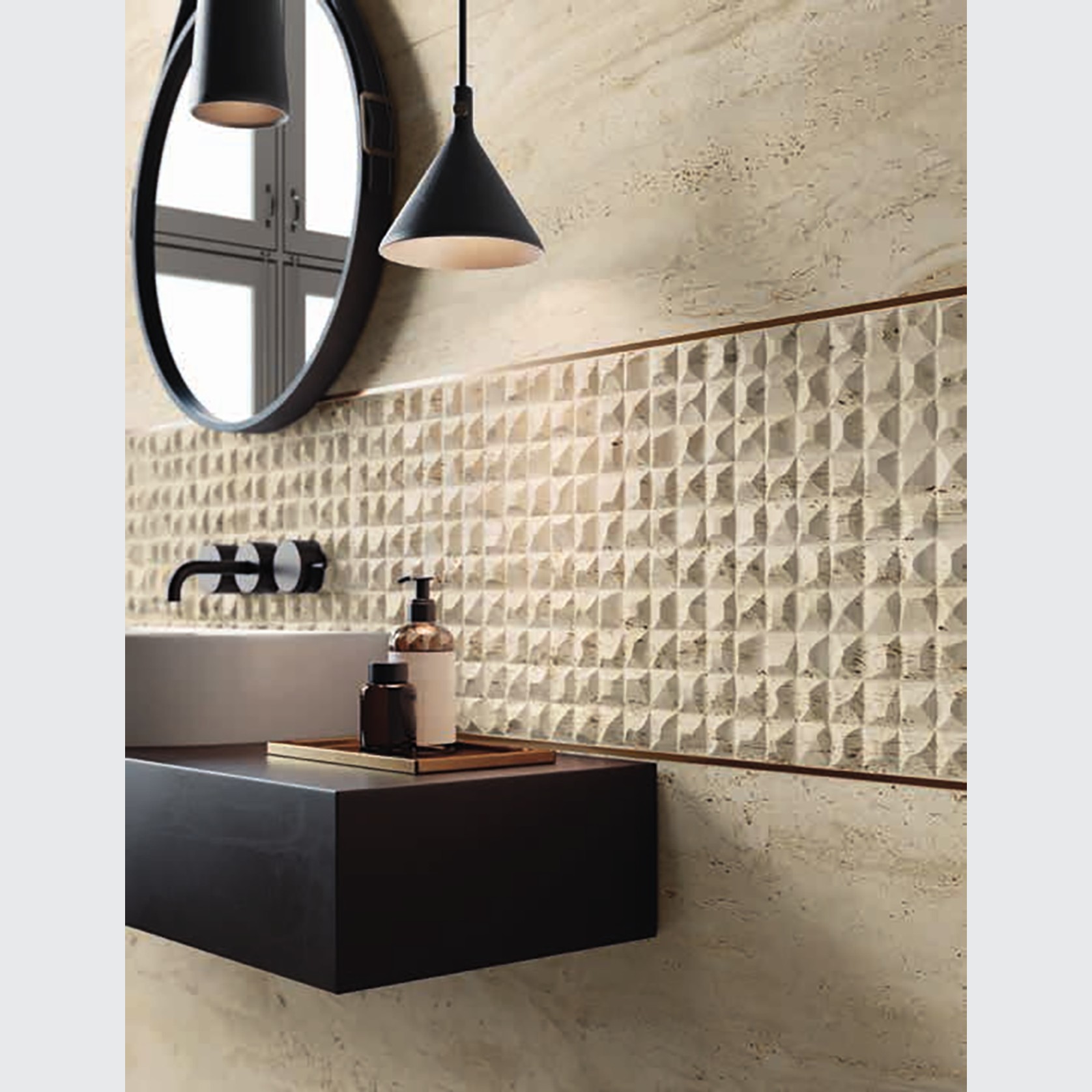 Navona Travertine Tiles by Flaviker gallery detail image