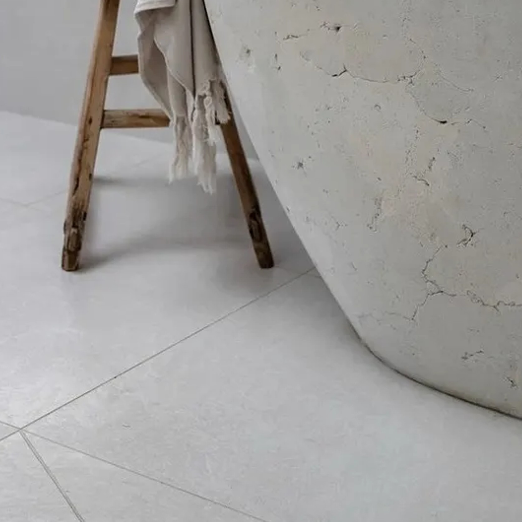 Lava Bianco 600x600mm | Tile gallery detail image