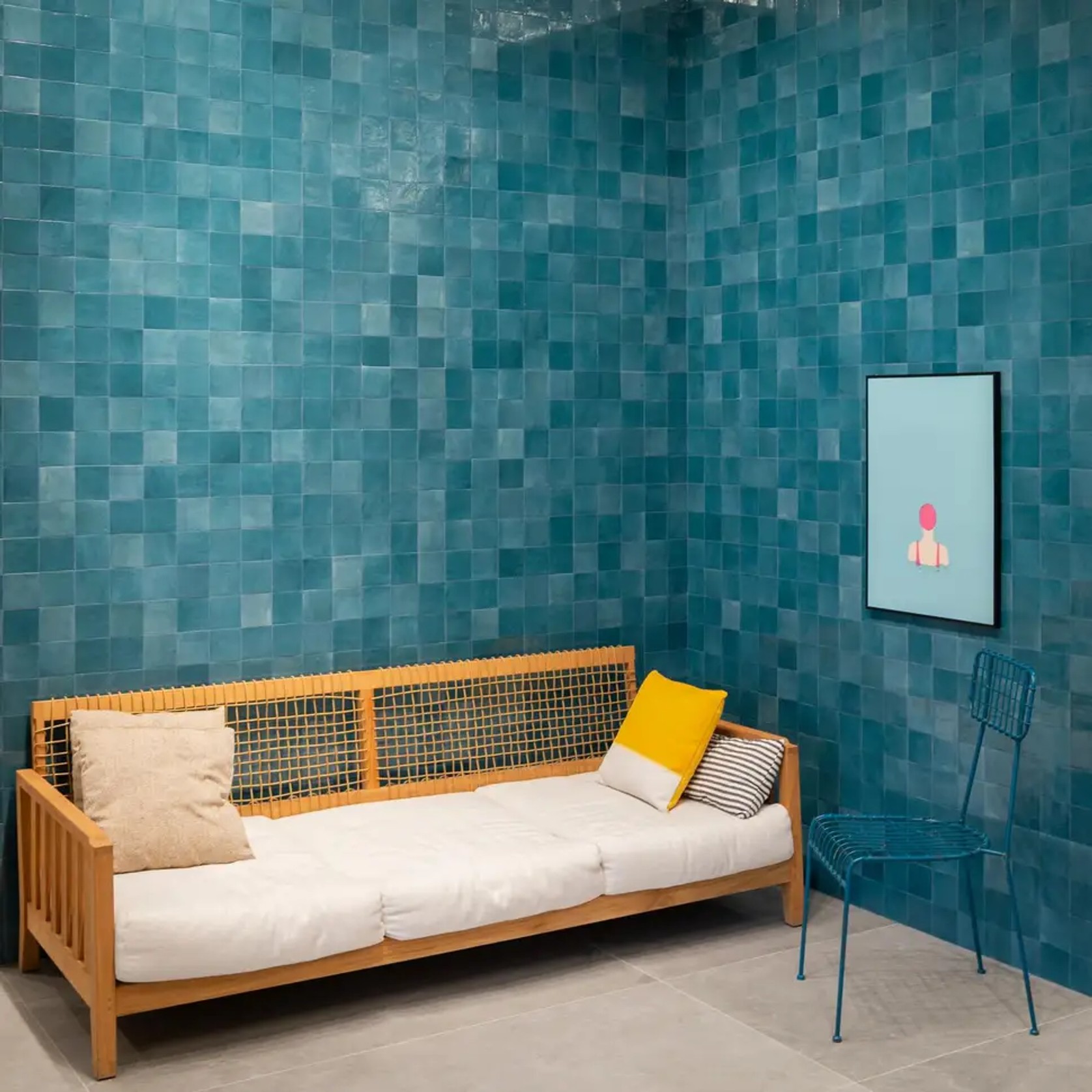 Melange Acquamarina | 100x100mm Tile gallery detail image
