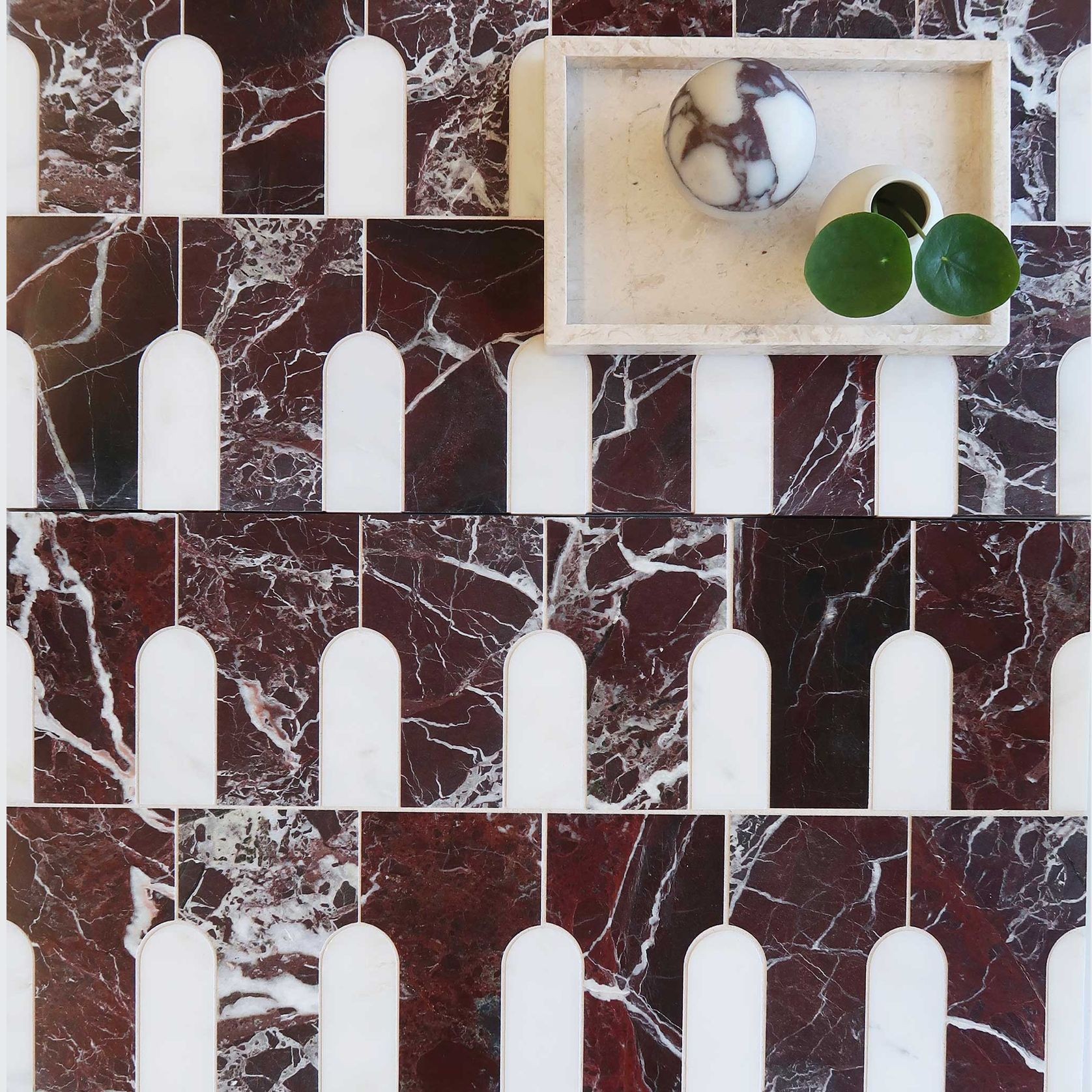 Sorelle Pio Piccola Rosso Levanto & Oriental White gallery detail image