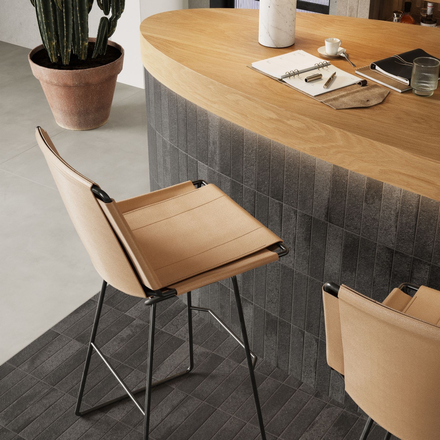 Cinder Brick Pepper | Perini Tiles gallery detail image