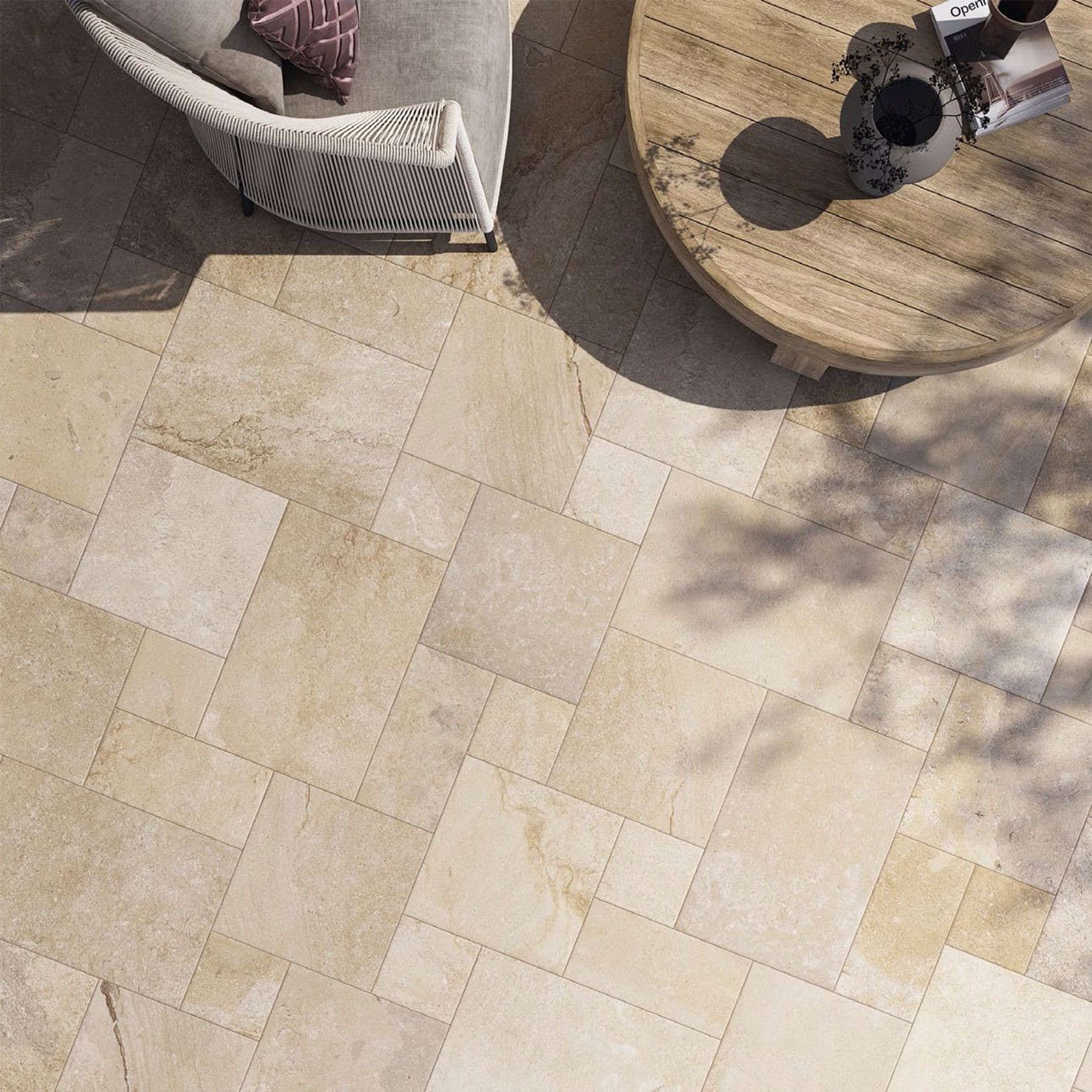 Tuffeau Series Stone Look Porcelain Tiles gallery detail image