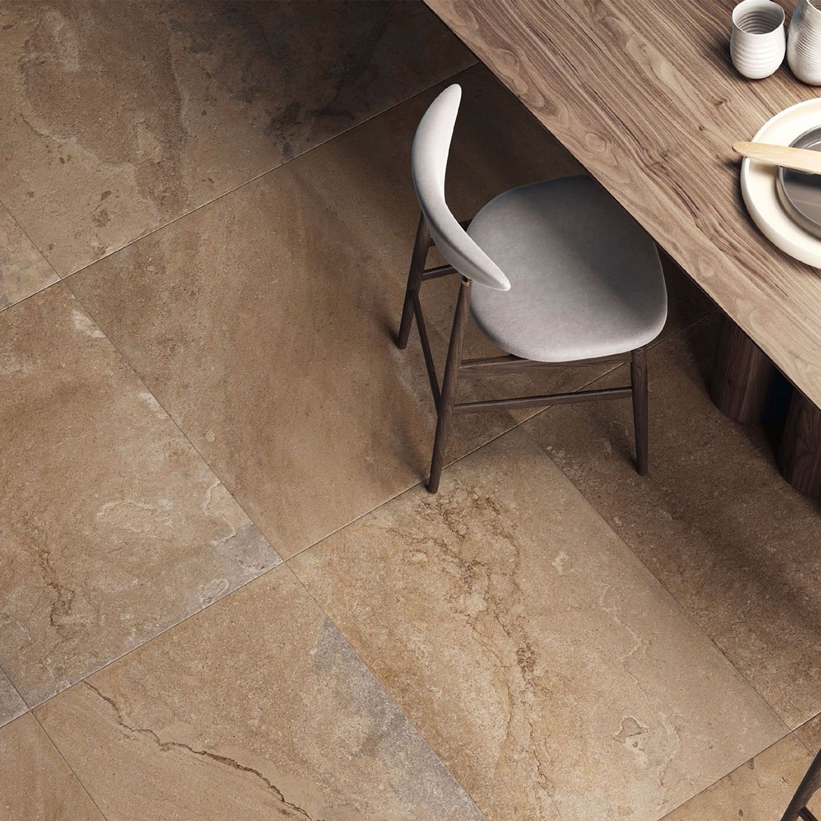 Tuffeau Series Stone Look Porcelain Tiles gallery detail image