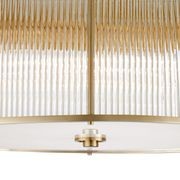 Allen Grande Flush Mount – Natural Brass gallery detail image