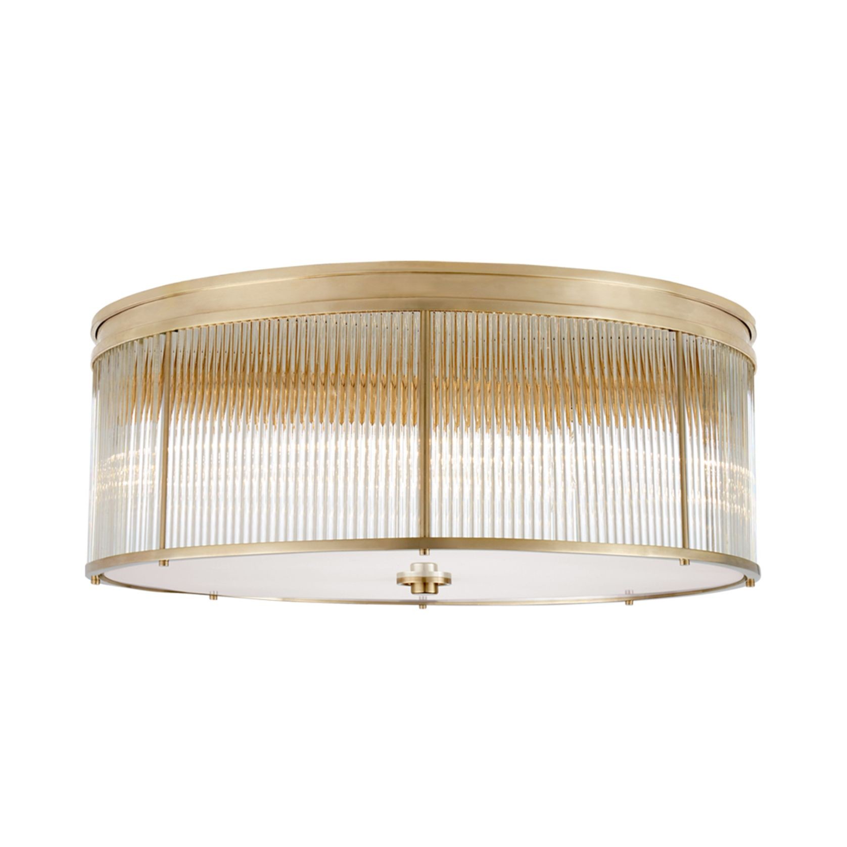 Allen Grande Flush Mount – Natural Brass gallery detail image