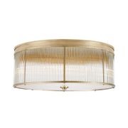 Allen Grande Flush Mount – Natural Brass gallery detail image