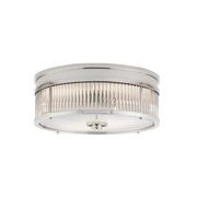 Allen Small Round Flush Mount – Nickel gallery detail image