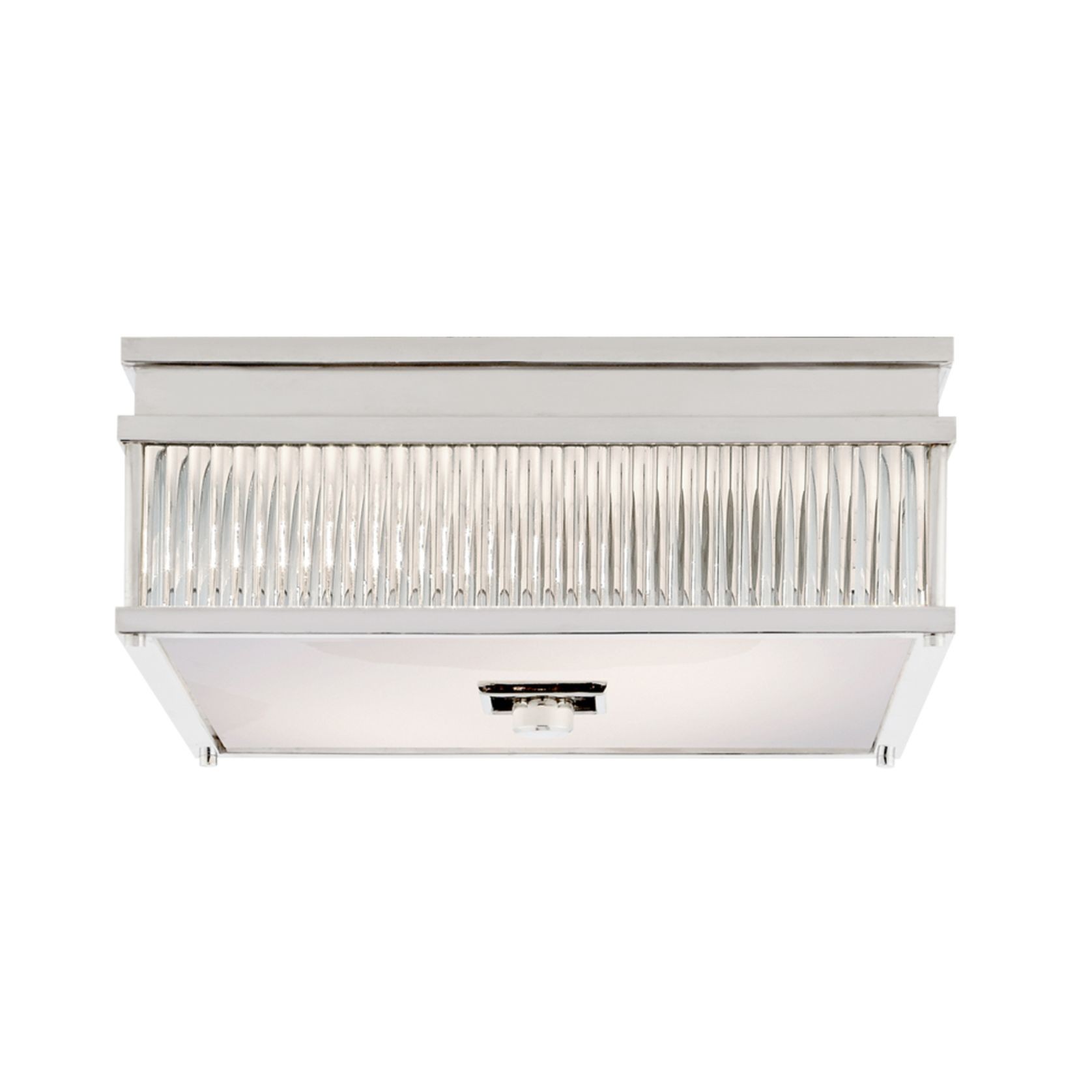 Allen Square Flush Mount – Nickel gallery detail image