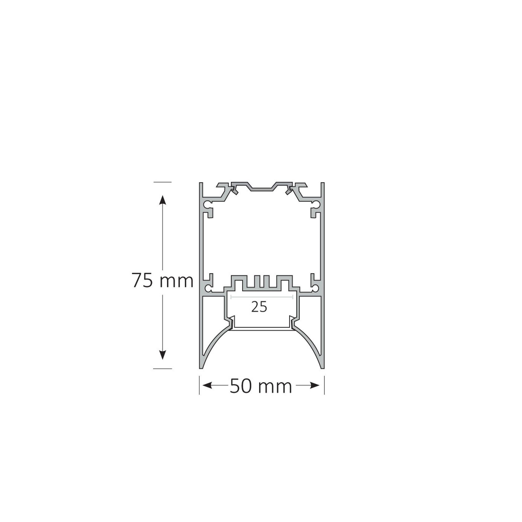 104 Deep Set Lens LED Extrusion Anti-Glare Task Lightin gallery detail image