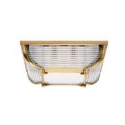 Perry Large Flush Mount – Brass gallery detail image
