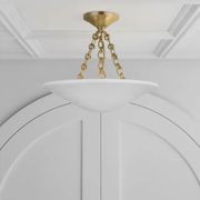 AERIN Mollino 16" Semi Flush Mount gallery detail image