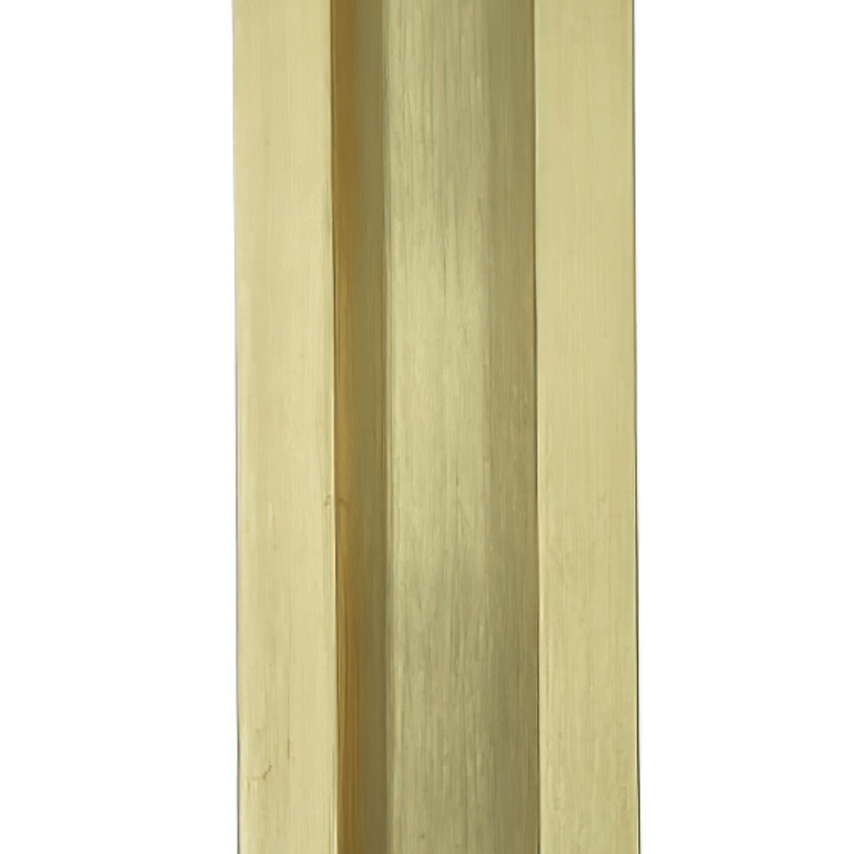 Flush Pull 126mm x 42mm Satin Brass gallery detail image
