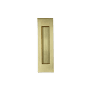 Flush Pull 126mm x 42mm Satin Brass gallery detail image