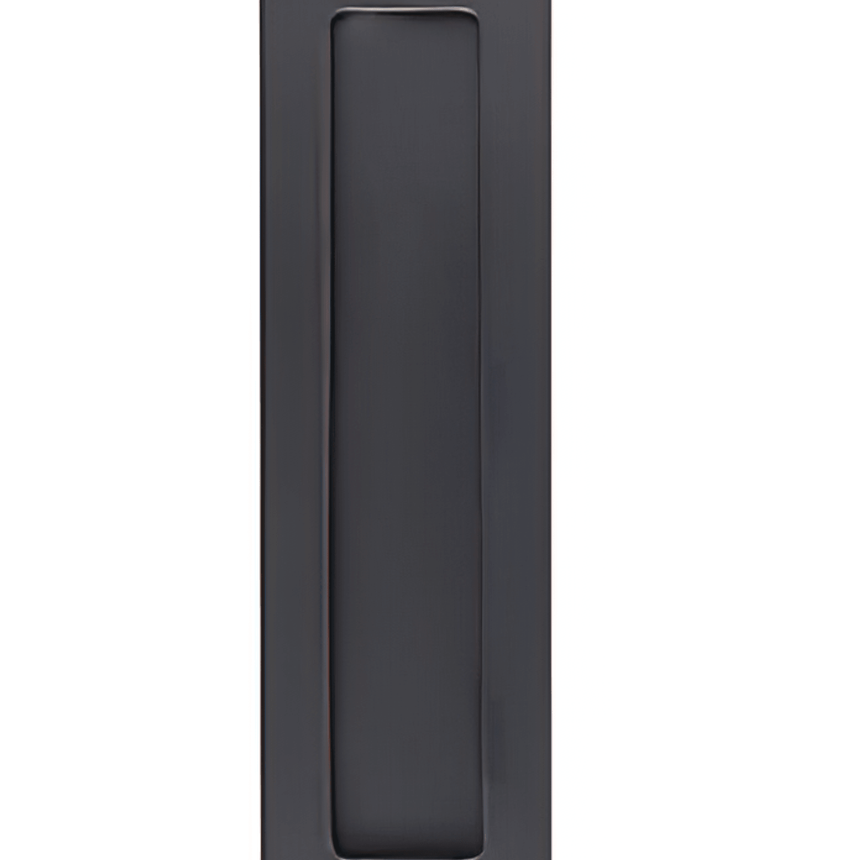 Flush Pull 158mm x 42mm Matt Black gallery detail image