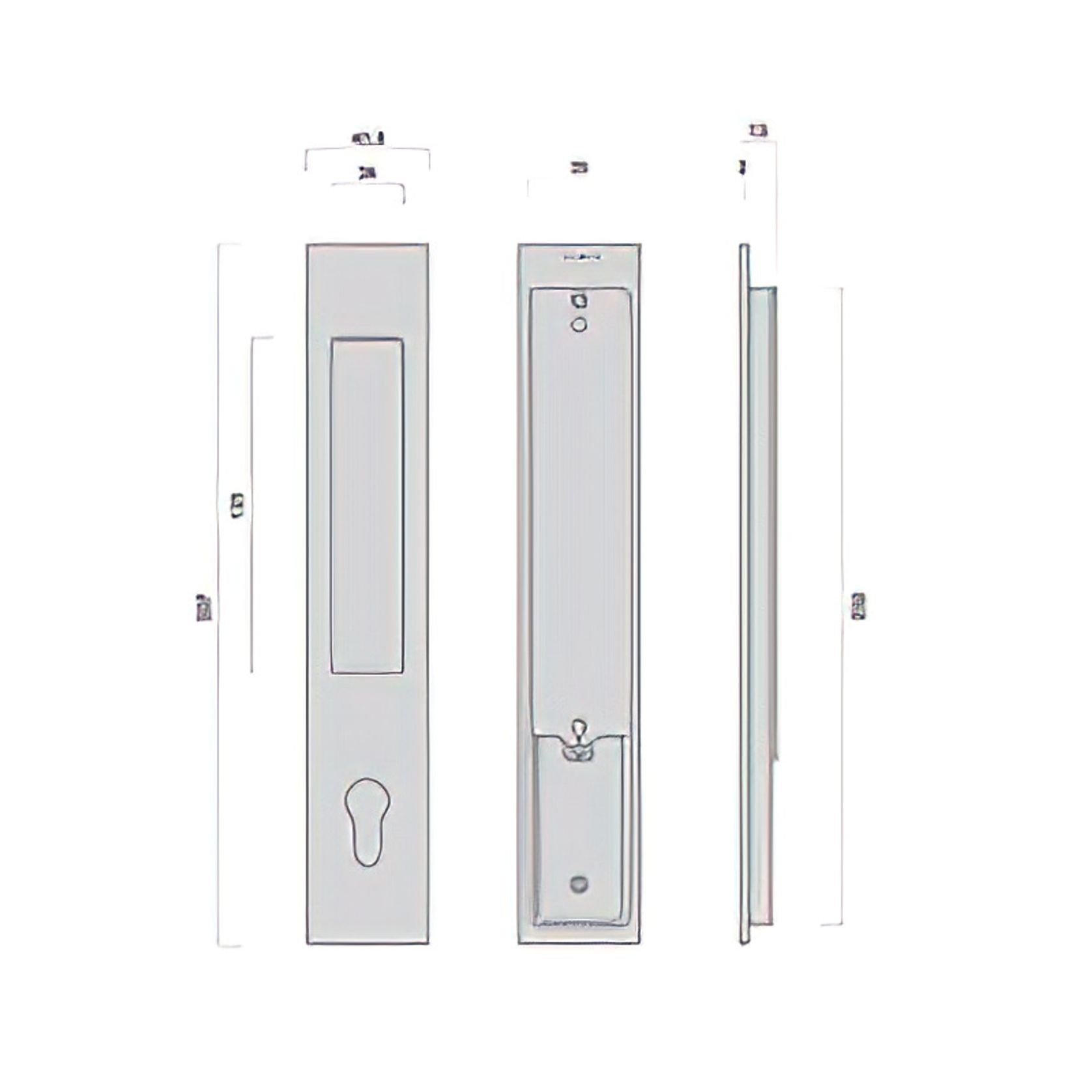 Mardeco 'M' Series Flush Pull Euro Lock Set gallery detail image