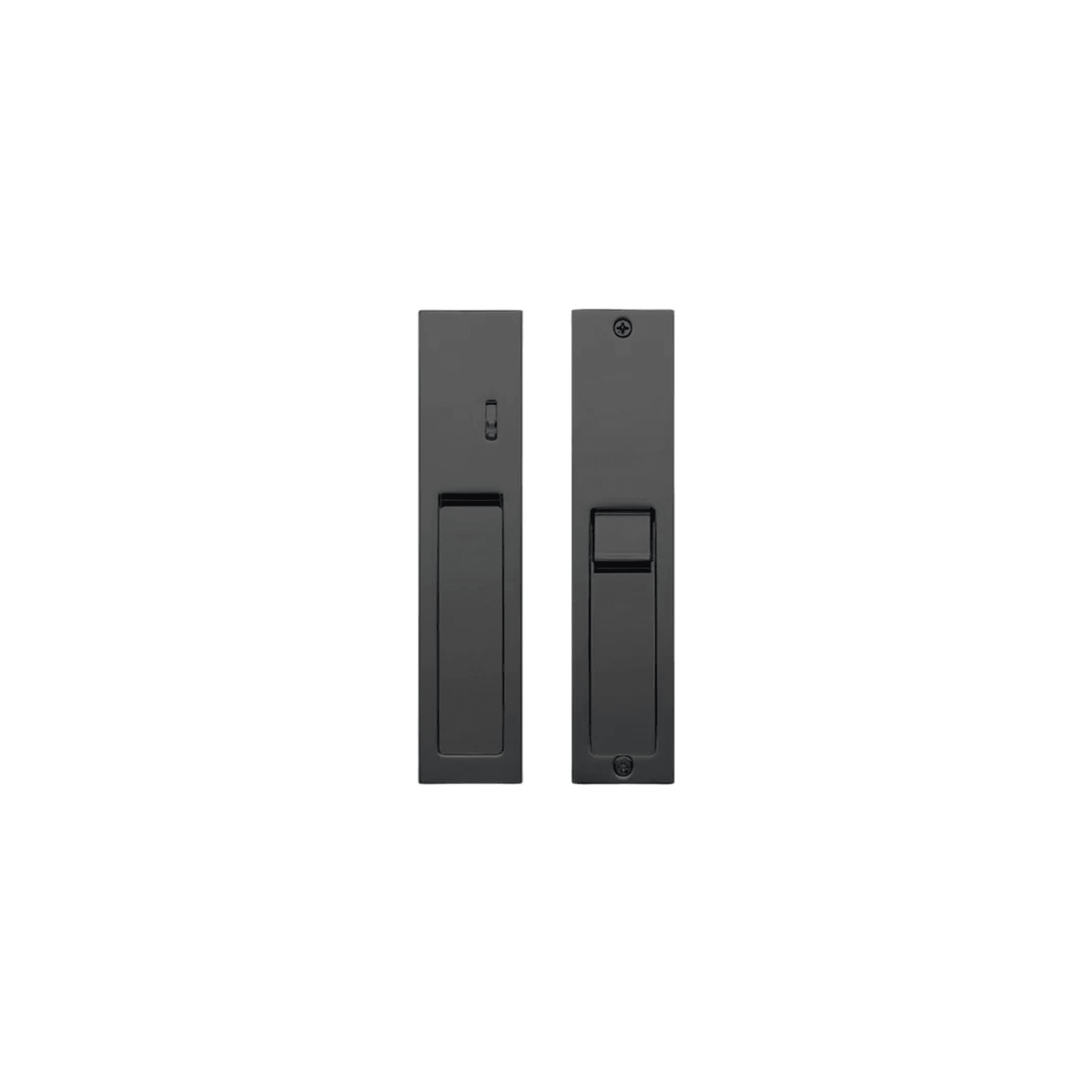 Kawajun KV-07 Recessed Door Pull with Privacy Lock gallery detail image