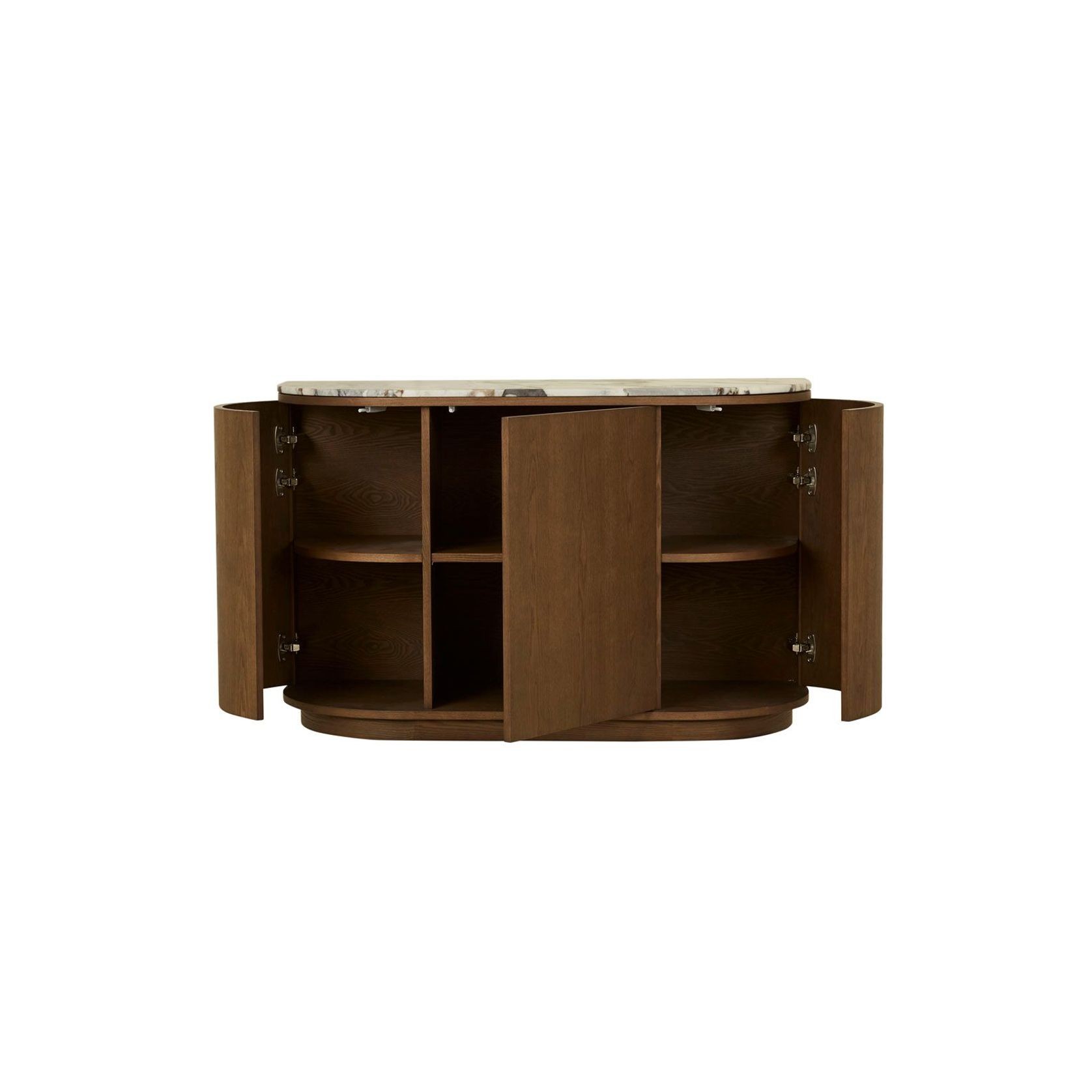 Oberon Crescent Marble Storage Unit gallery detail image