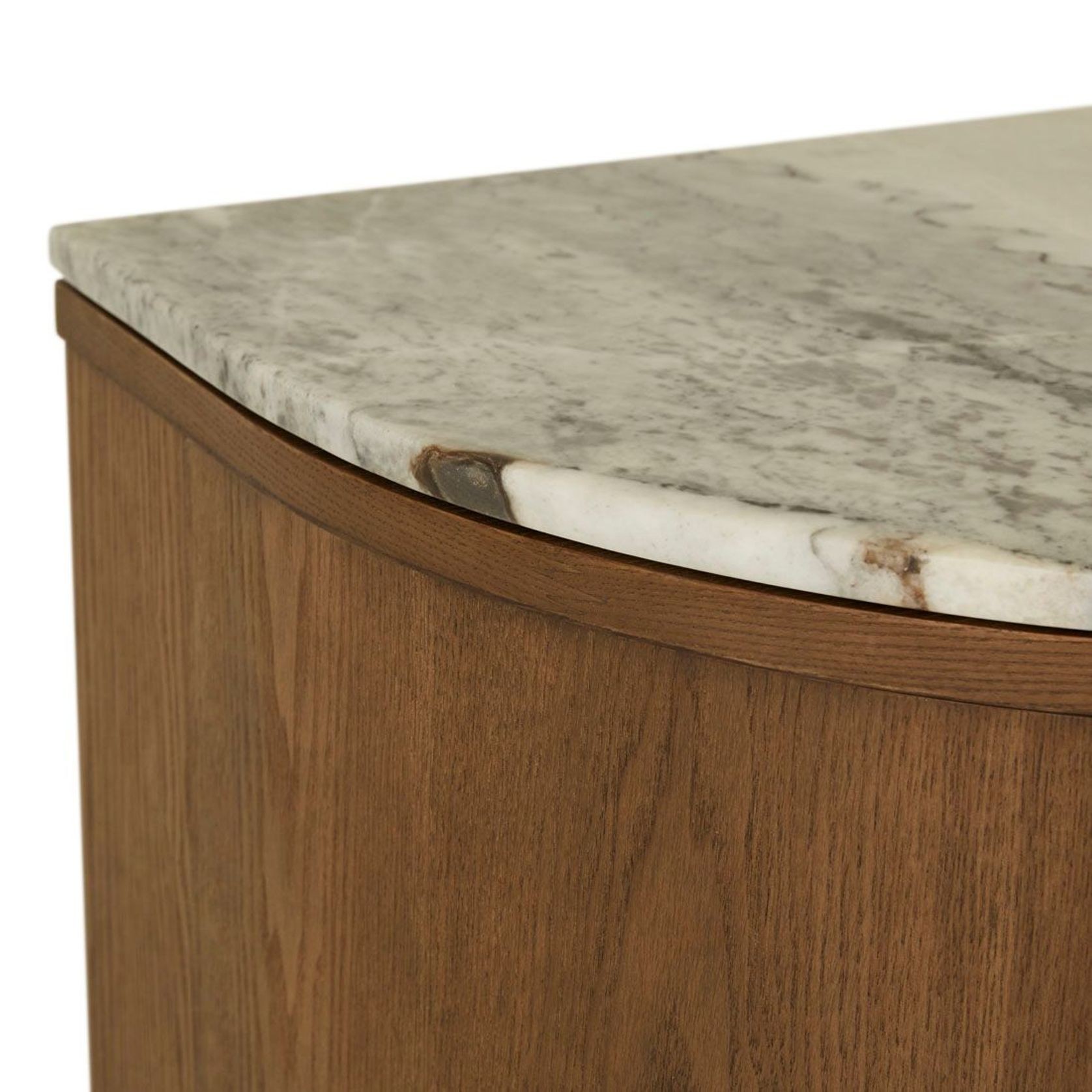 Oberon Crescent Marble Storage Unit gallery detail image