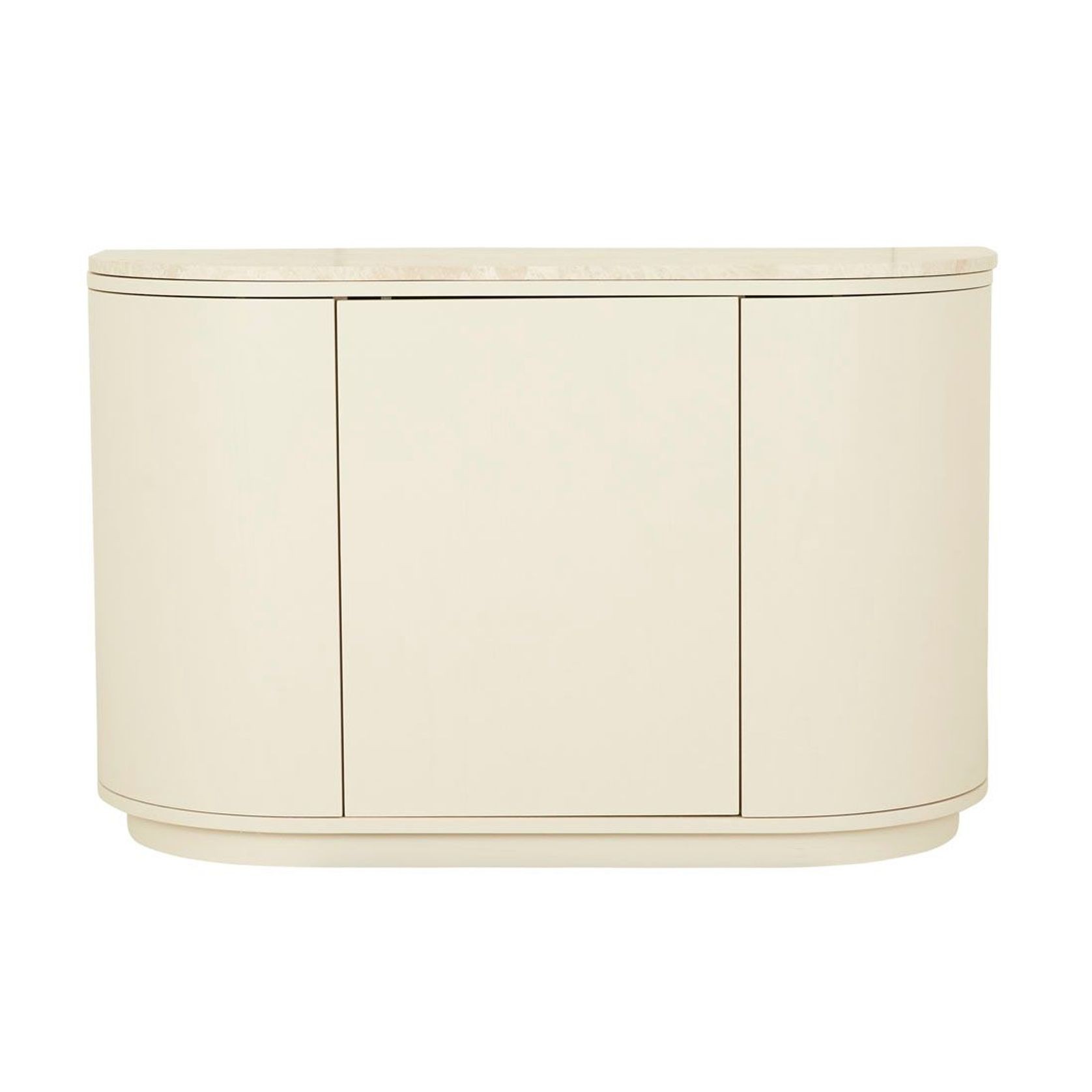Oberon Crescent Marble Storage Unit gallery detail image