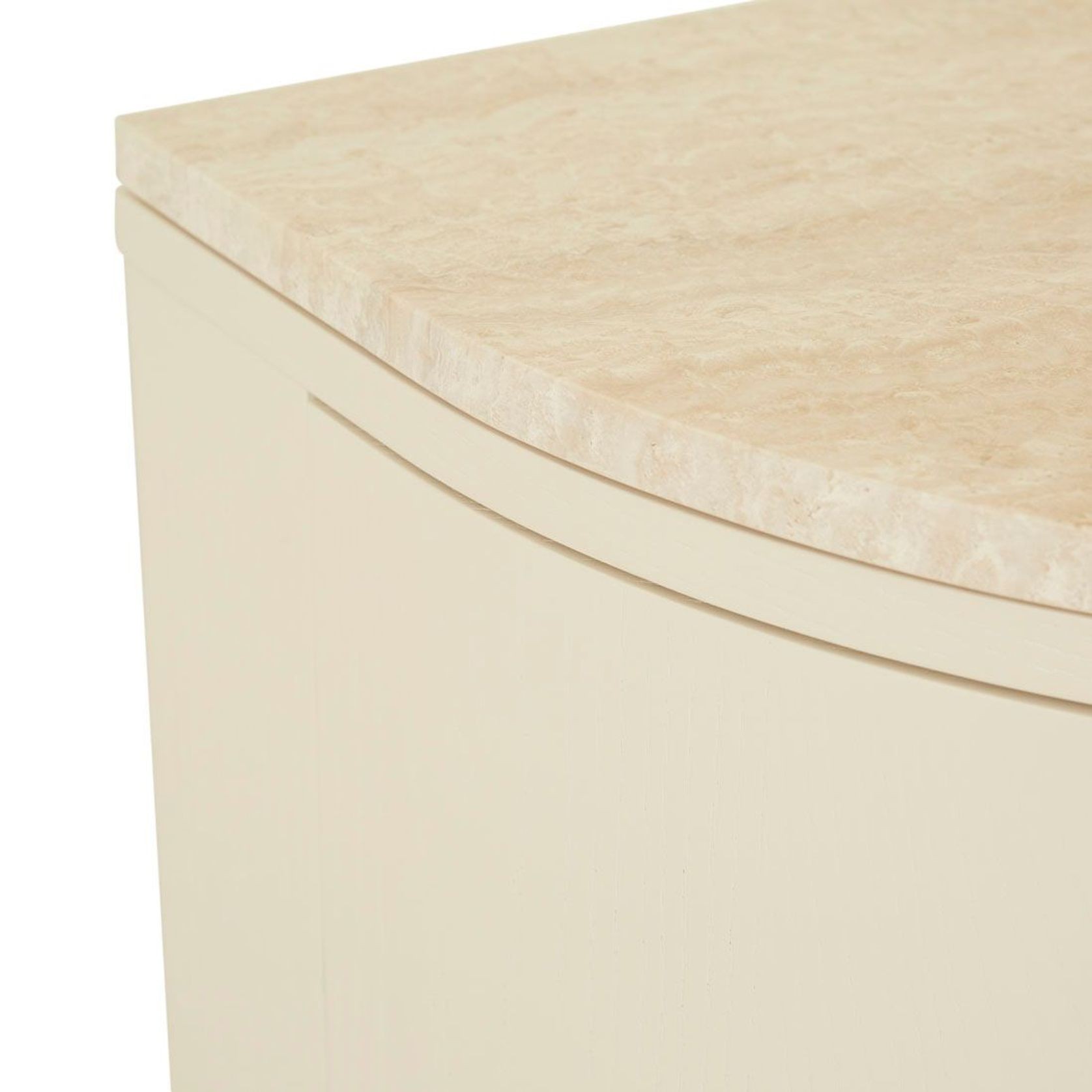 Oberon Crescent Marble Storage Unit gallery detail image