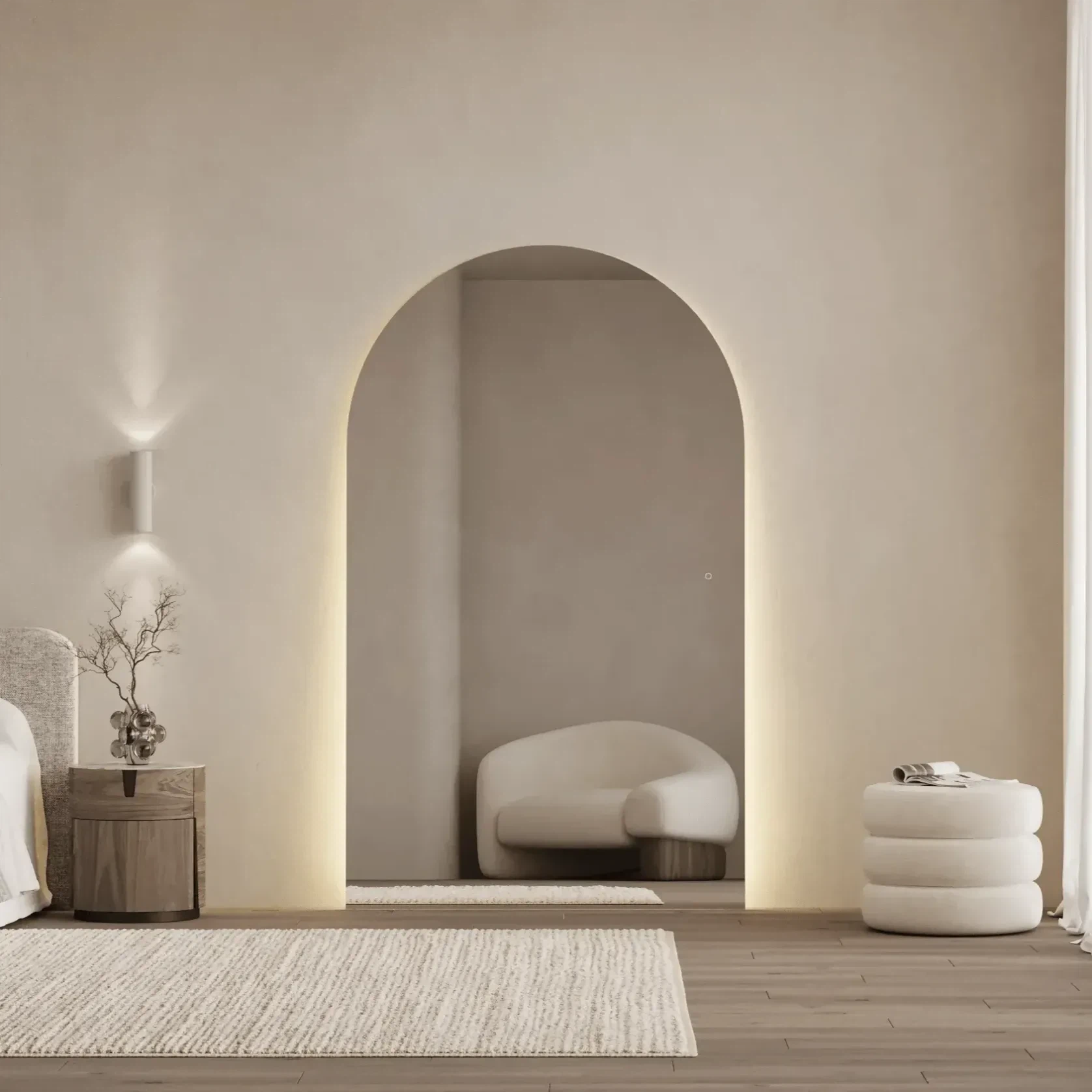 Arlo Arch LED Mirror | 2000 x 1200 gallery detail image