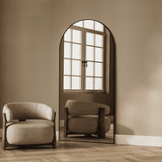 Noir Black Arch Mirror | 2000 x 1000 gallery detail image